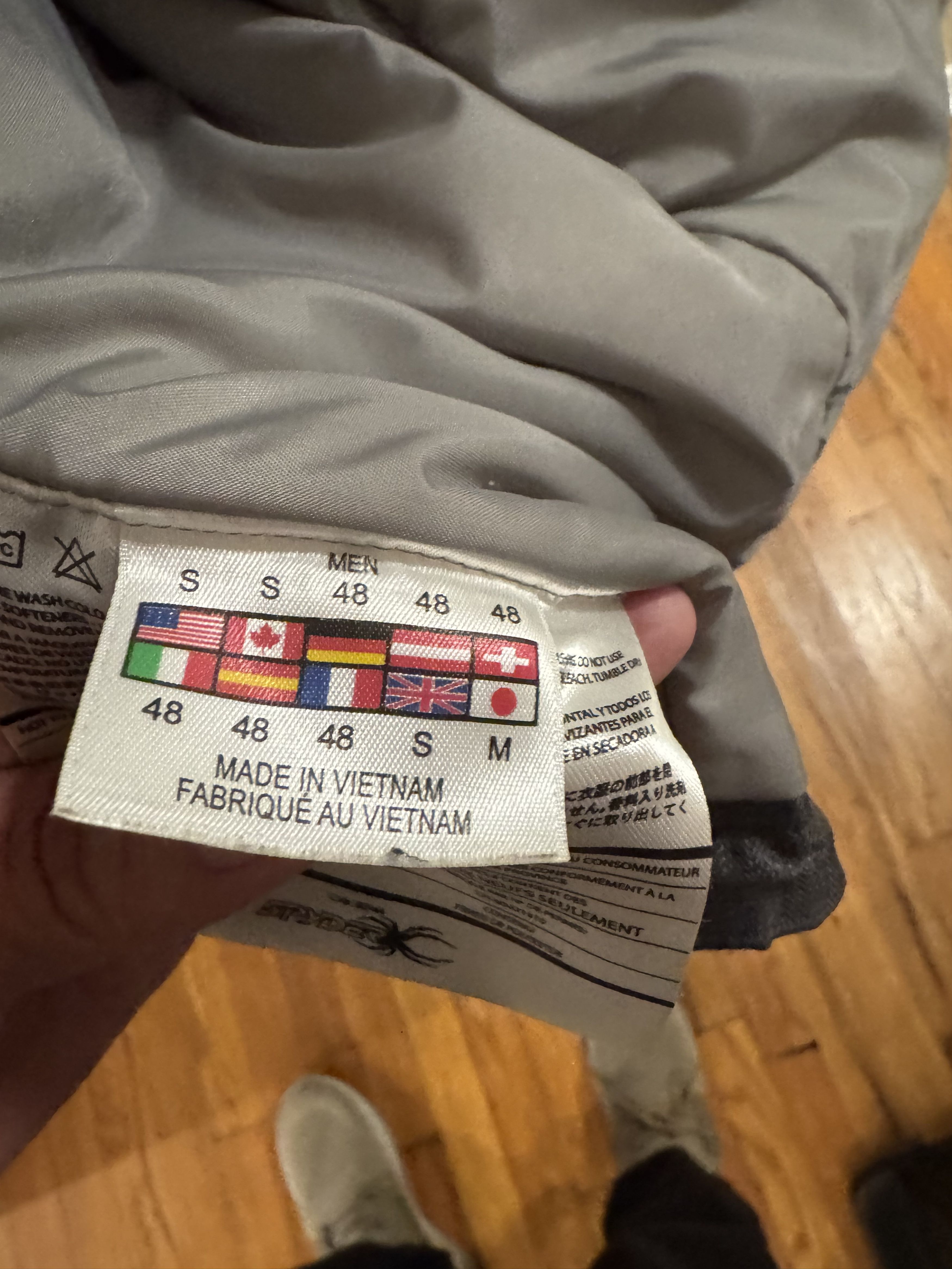 Spyder Spyder Ski Jacket. Light Grey. US Small Size US S / EU 44-46 / 1 - 3 Thumbnail