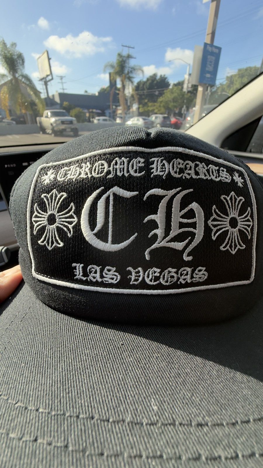 Chrome Hearts Chrome Hearts CH Las Vegas Trucker Hat Size ONE SIZE - 7 Thumbnail