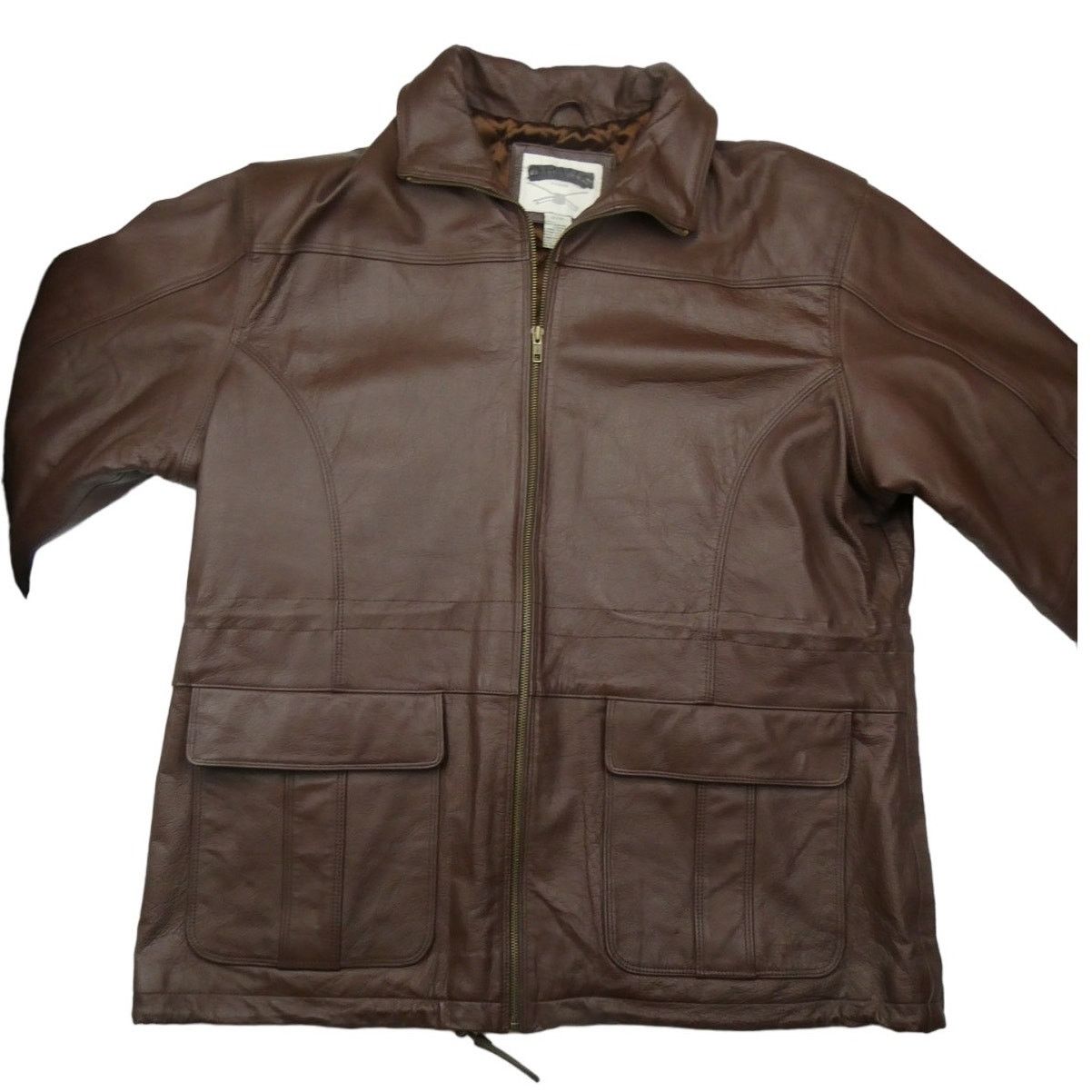 Orvis NEW Orvis 100% leather barn coat, size: 22/24 Size 3XL / US 20-22 - 4 Thumbnail