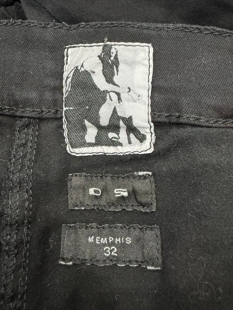 Rick Owens Rick Owens Black Motorcycle Denim Pants Size 32-2505 Size US 32 / EU 48 - 7 Thumbnail