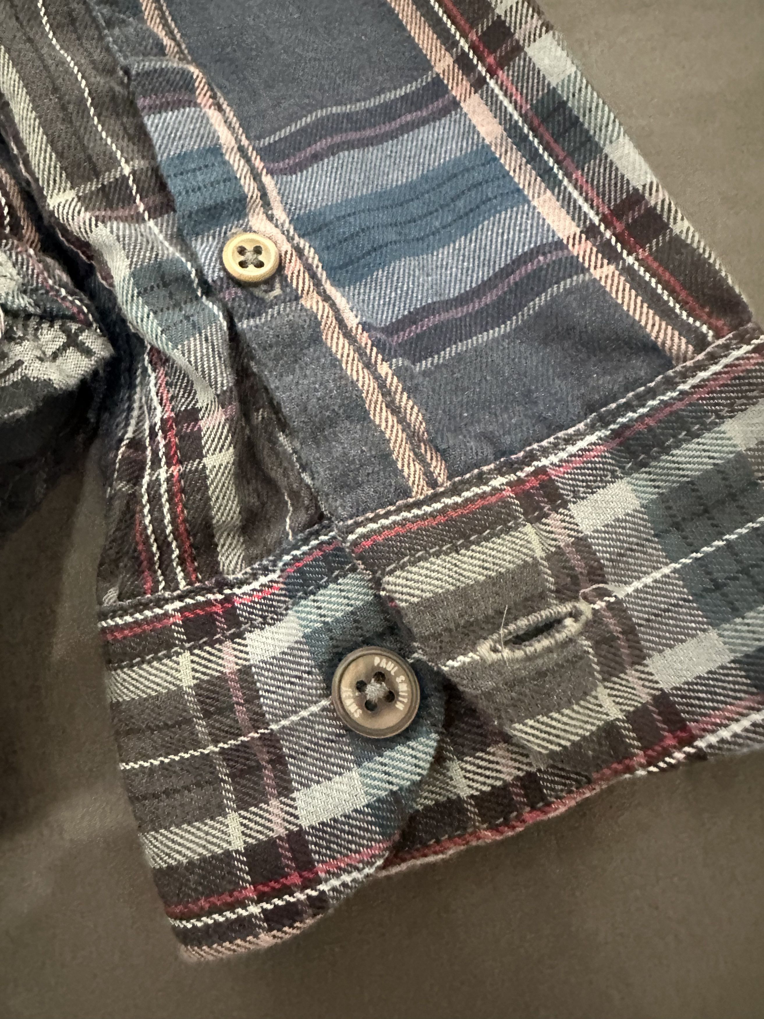 Paul Smith MOP Button Check Shirt Size US S / EU 44-46 / 1 - 3 Thumbnail