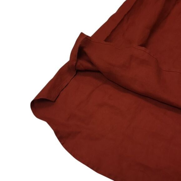 Other Sigrid Olsen Linen Shift Dress Keyhole Back Rust Orange S Size S / US 4 / IT 40 - 7 Thumbnail