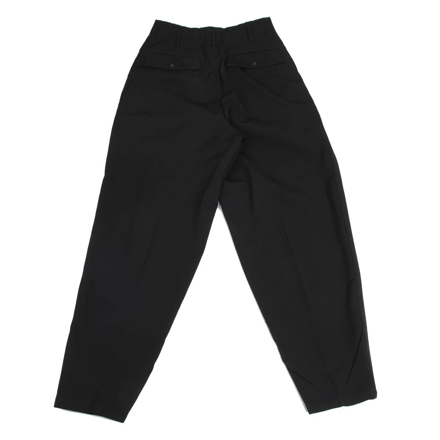 Yohji Yamamoto Yohji Yamamoto Wool Gabardine Tuck Pants Size US 30 / EU 46 - 11 Thumbnail