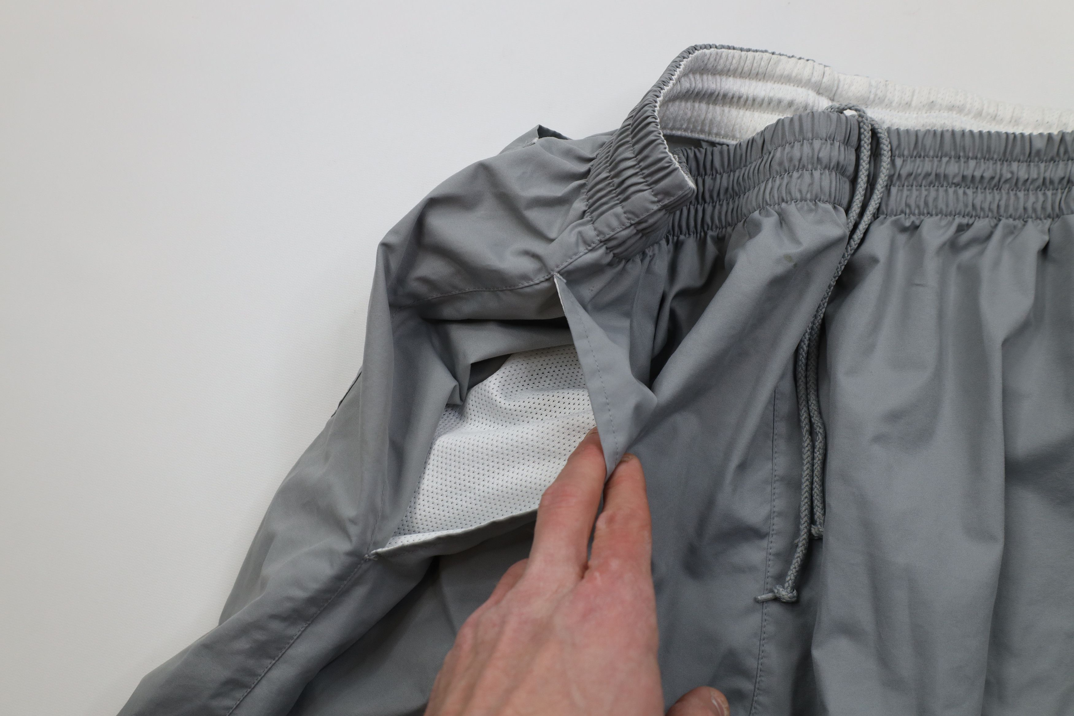 Adidas Vintage Y2K 2001 Adidas Wide Leg Windbreaker Pants Gray Size US 40 / EU 56 - 10 Thumbnail