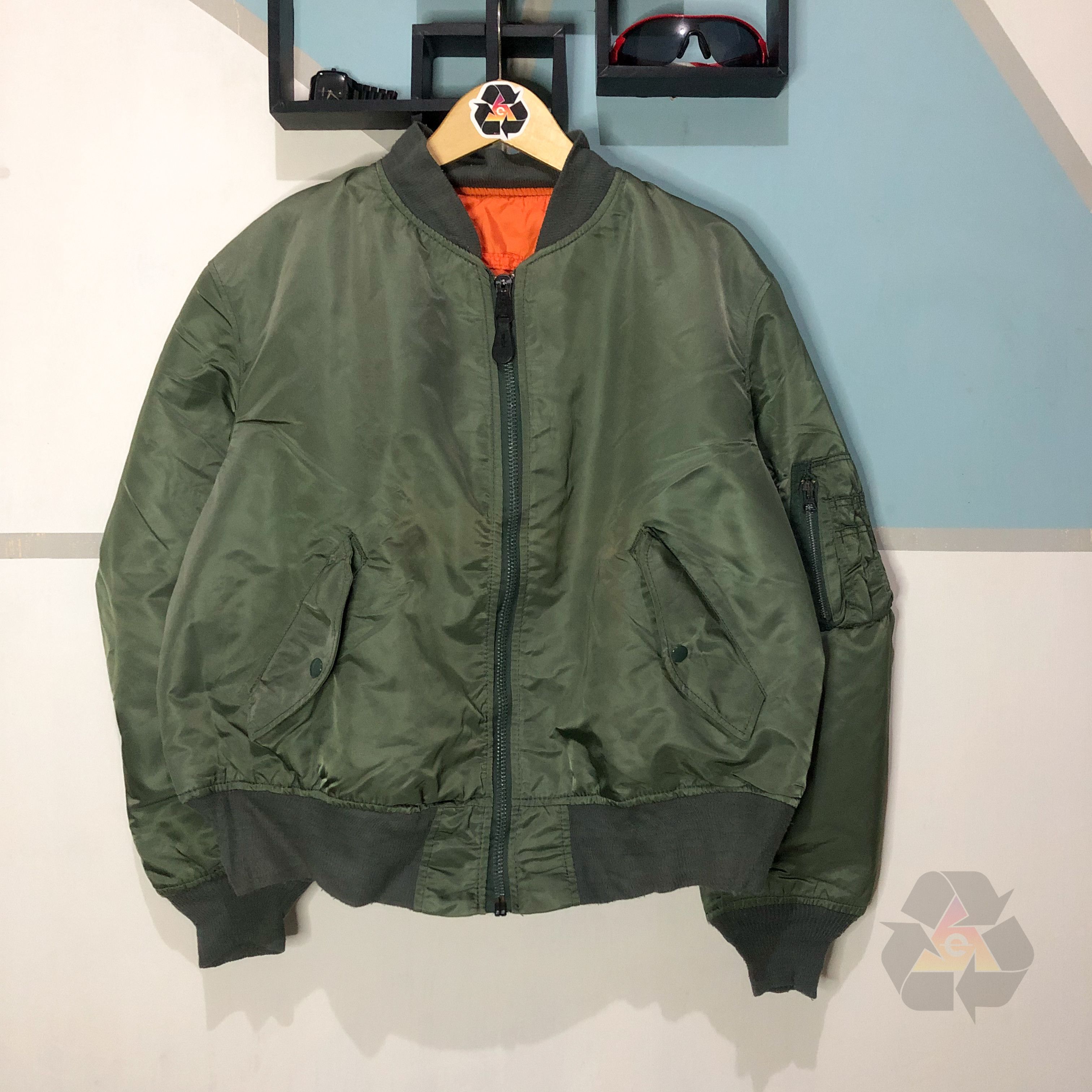 USA製 90s ALPHA MA-1 MIL-J-82790J USAF Vintage ALPHA INDUSTRIES MA-1 Flyer USAF MIL-J-82790J