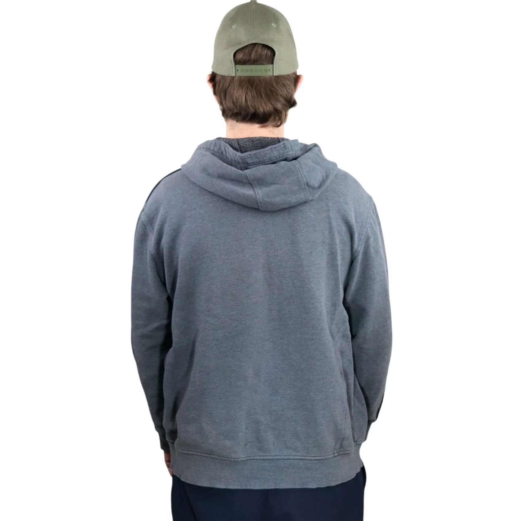Adidas VINTAGE Adidas Hoodie Gray XL Men Baggy 3-stripe Graphic Print Hooded Streetwear Swing Skate Surf Grunge Size US XL / EU 56 / 4 - 3 Thumbnail
