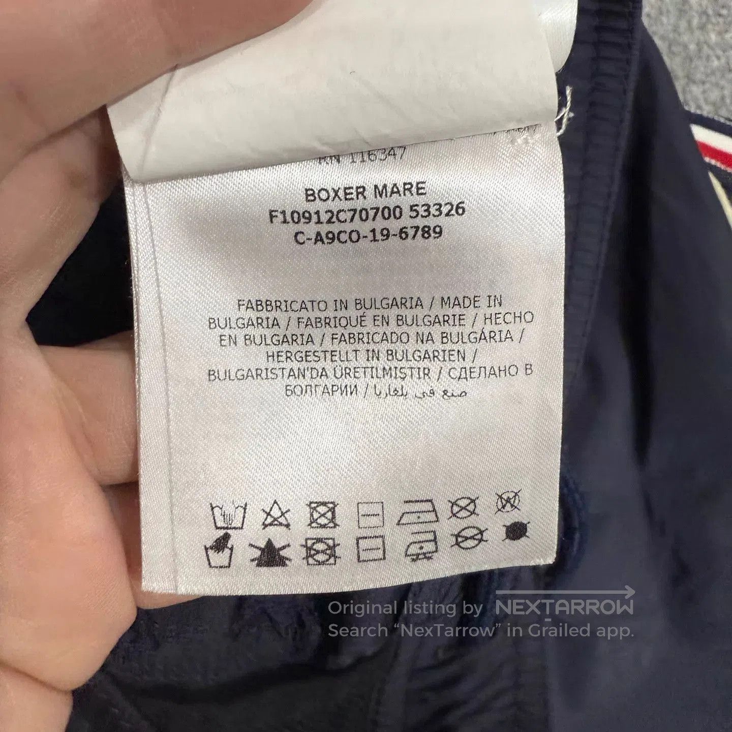 Moncler Blue Striped Shorts with Side Accents. Size US 34 / EU 50 - 4 Thumbnail