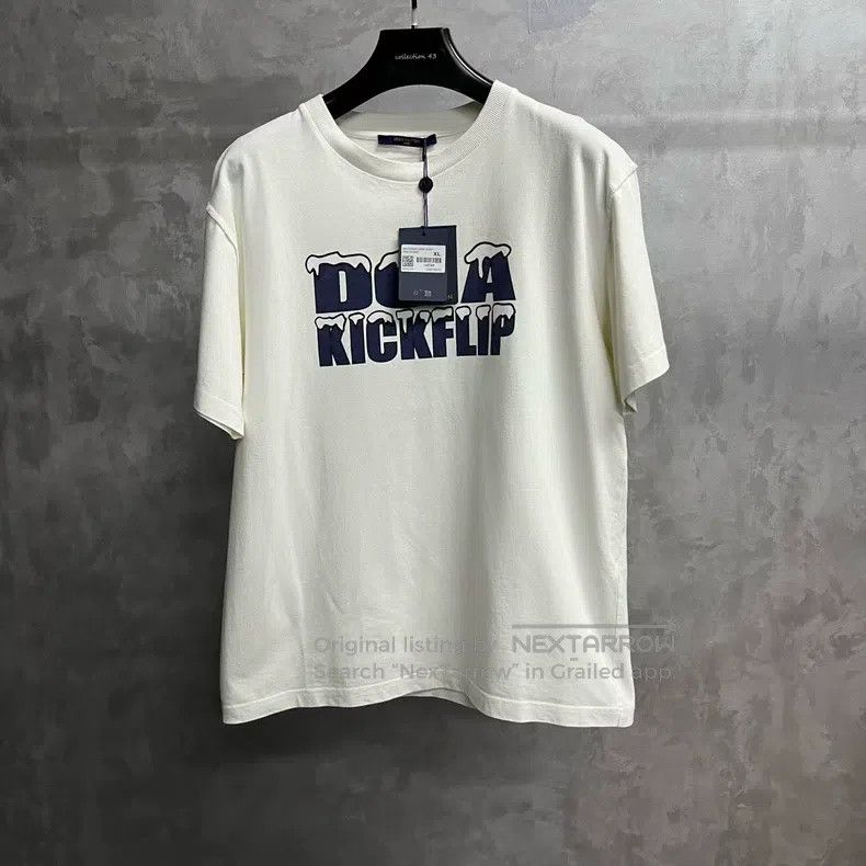 Louis Vuitton Louis Vuitton White Logo monogram printed short sleeves Size US XL / EU 56 / 4 - 1 Thumbnail