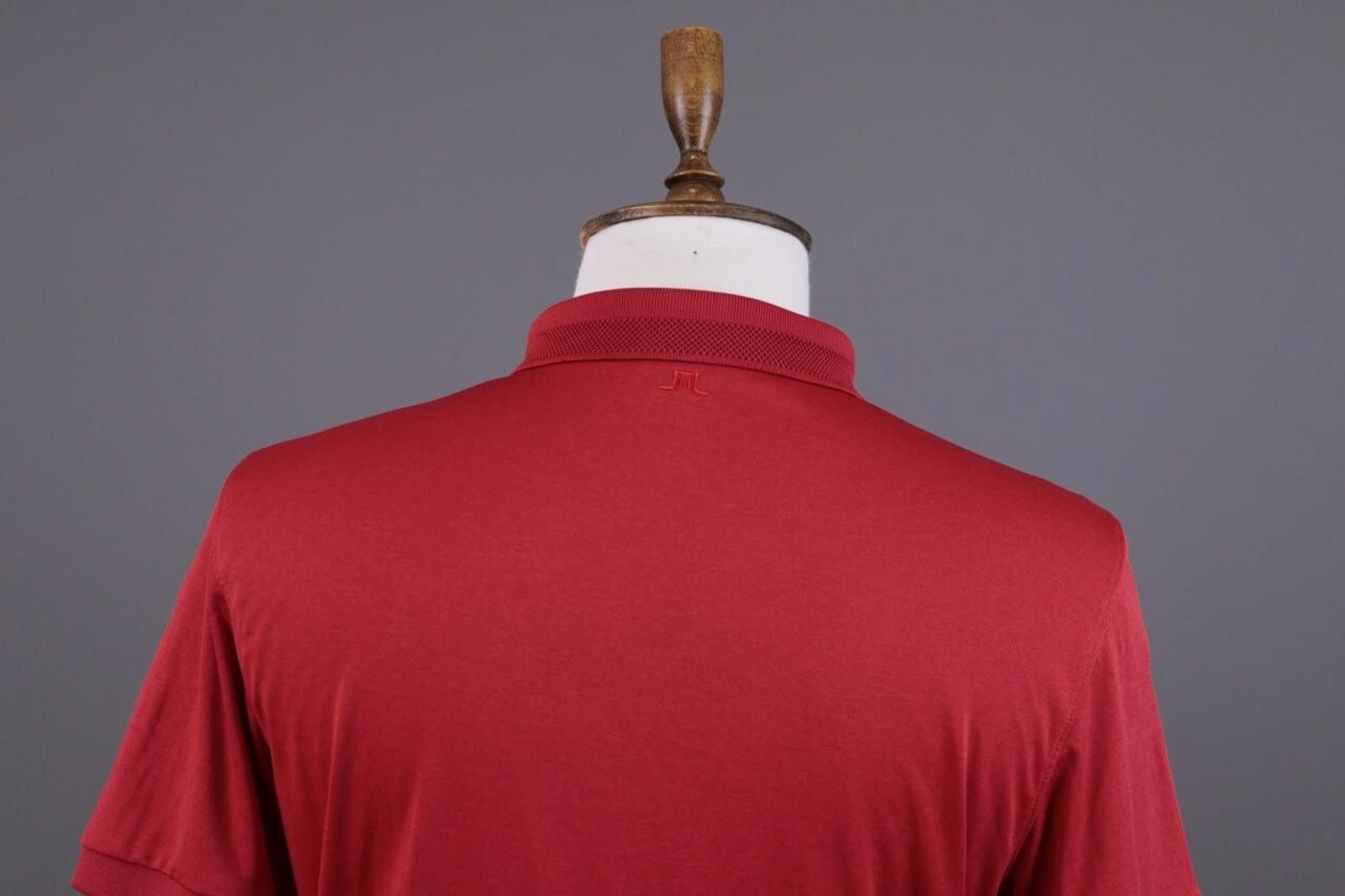 J.Lindeberg J.Lindeberg Regular Fit Sport Red Polo Shirt Size L Size US L / EU 52-54 / 3 - 7 Thumbnail