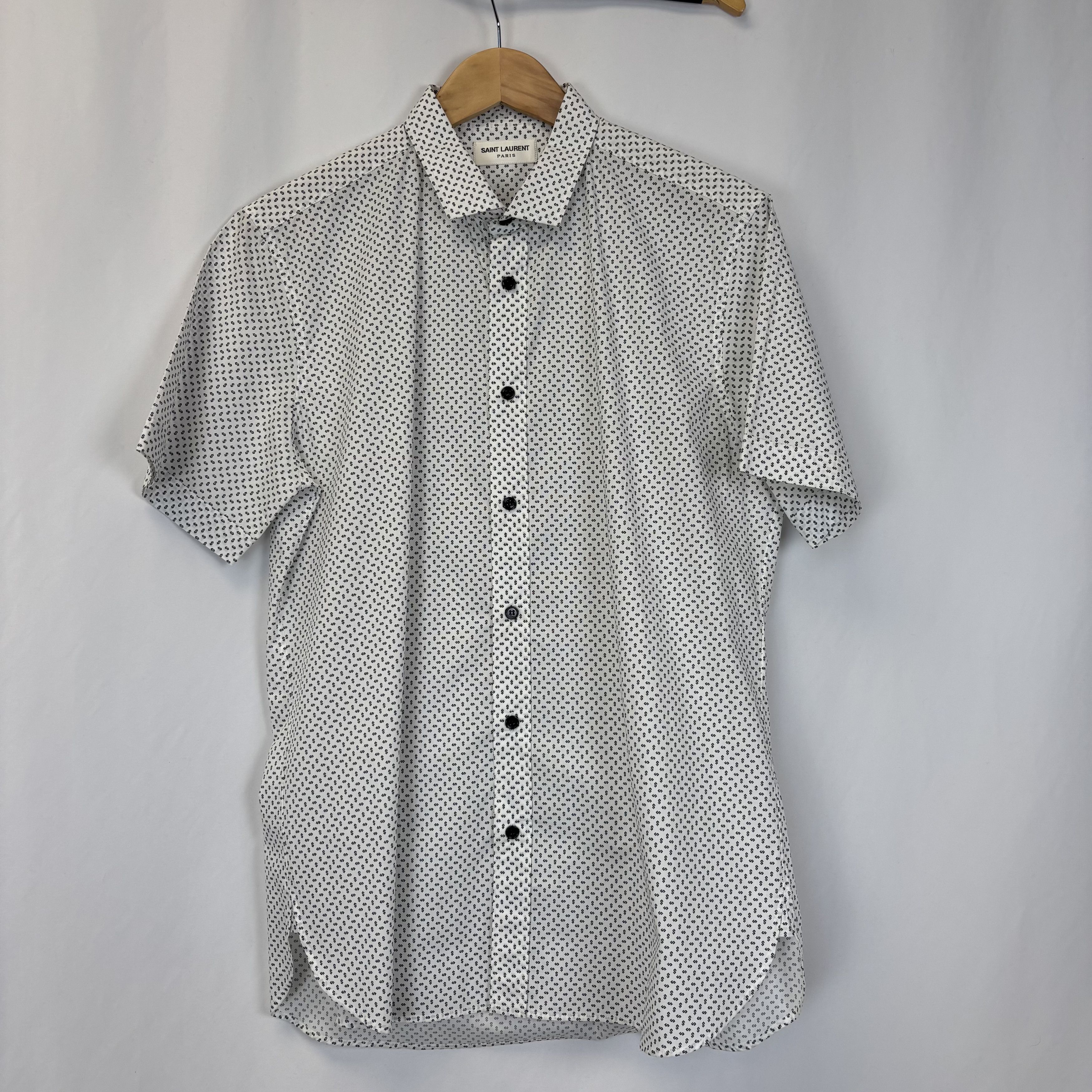 Saint Laurent Paris Saint Laurent $ Short Sleeve Shirt Size US L / EU 52-54 / 3 - 1 Thumbnail
