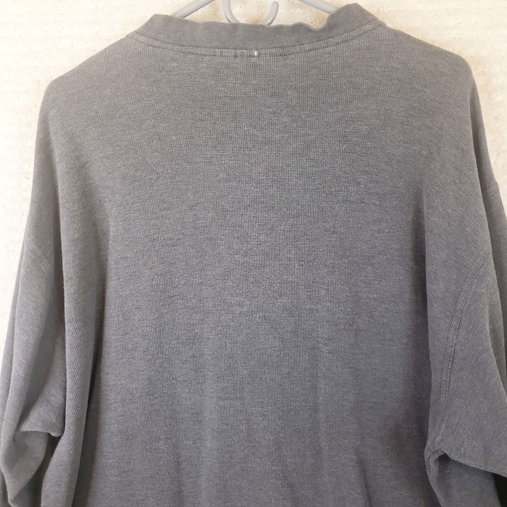 Vintage VINTAGE LL Bean Henley Shirt Men XXL Regular Gray Cotton Traditional Fit Long Sleeve Size US XXL / EU 58 / 5 - 7 Thumbnail
