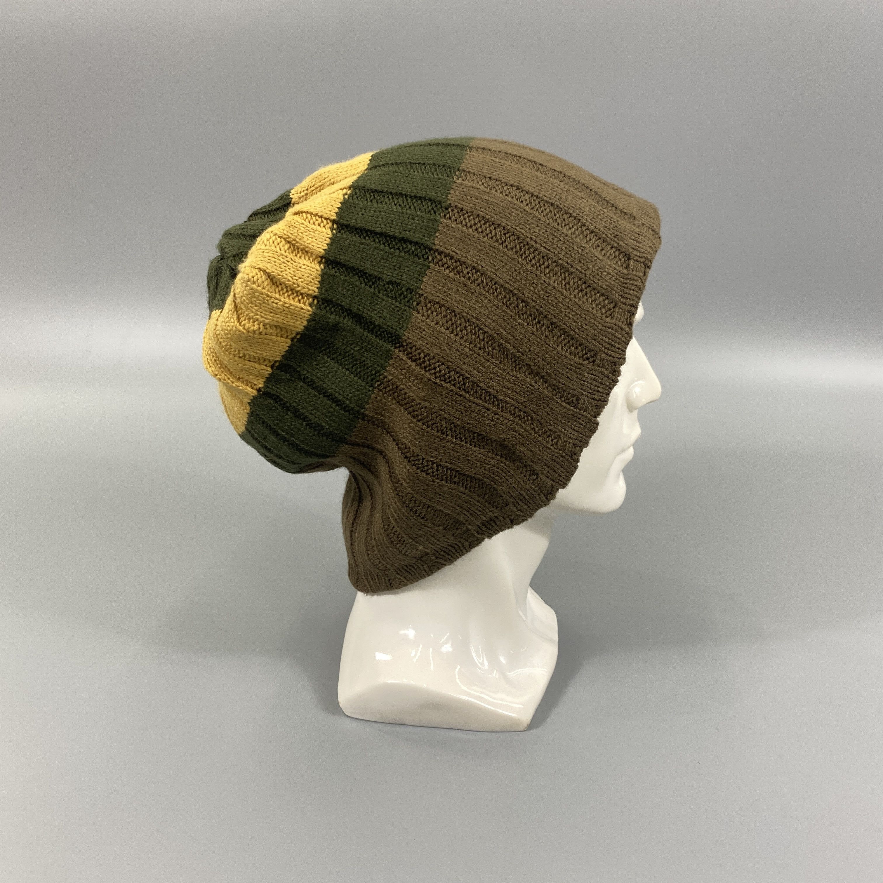 Japanese Brand New York Beanie Striped -BN764 Size ONE SIZE - 4 Thumbnail