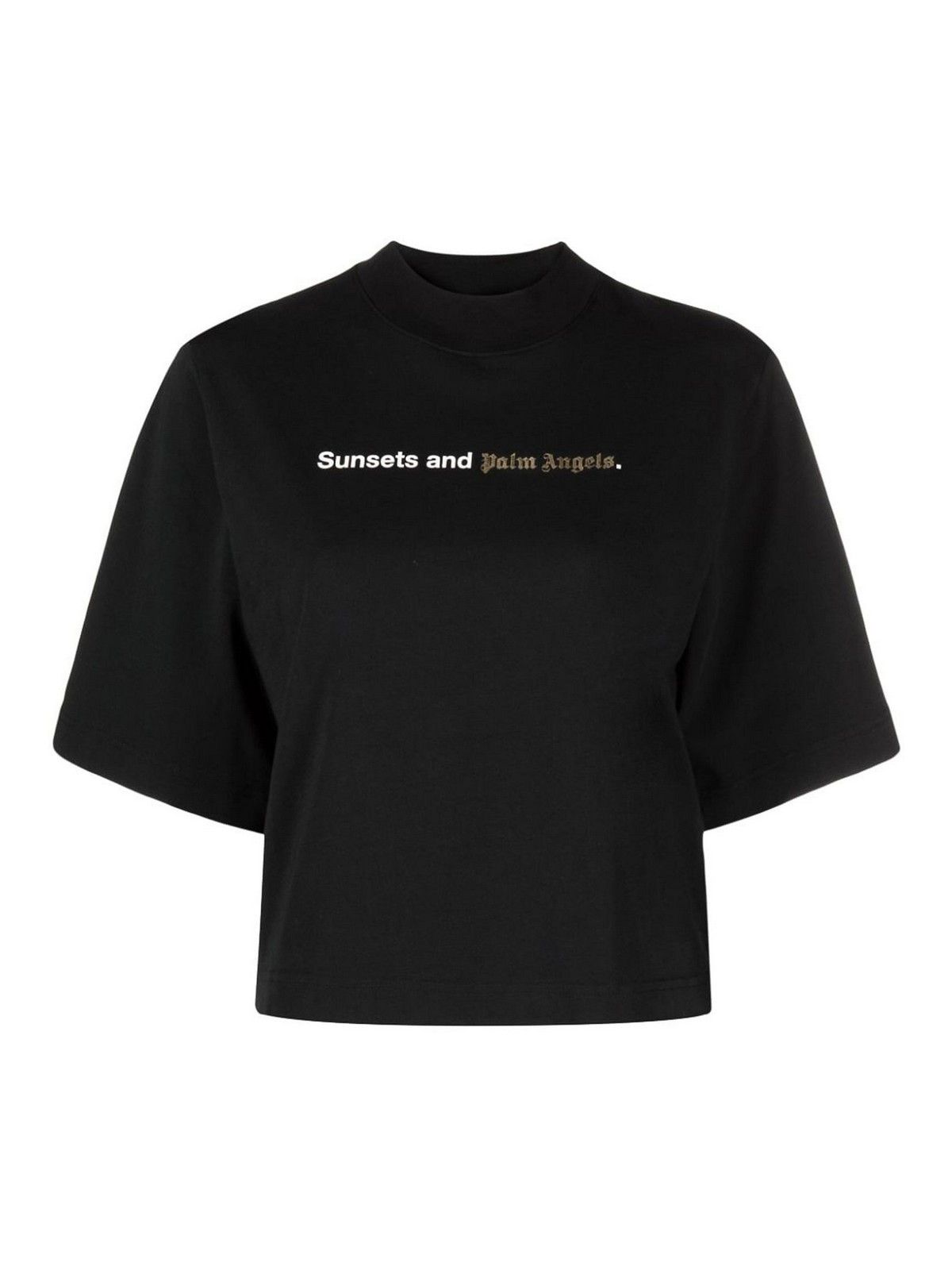 Palm Angels o1gr1nt0425 Sunsets T-Shirt in Black Size US S / EU 44-46 / 1 - 1 Thumbnail