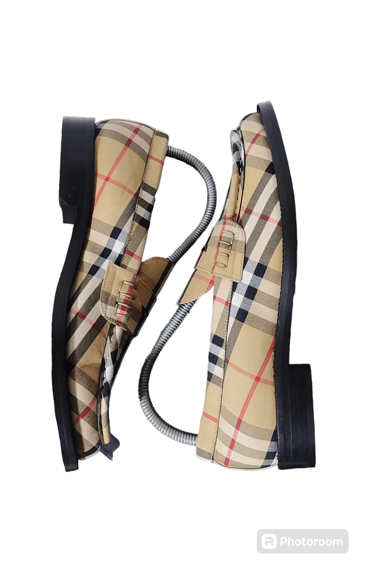 Burberry BURBERRY WOMEN'S BEDMONT CHECK LOAFERS Size US 9 / IT 39 - 8 Thumbnail