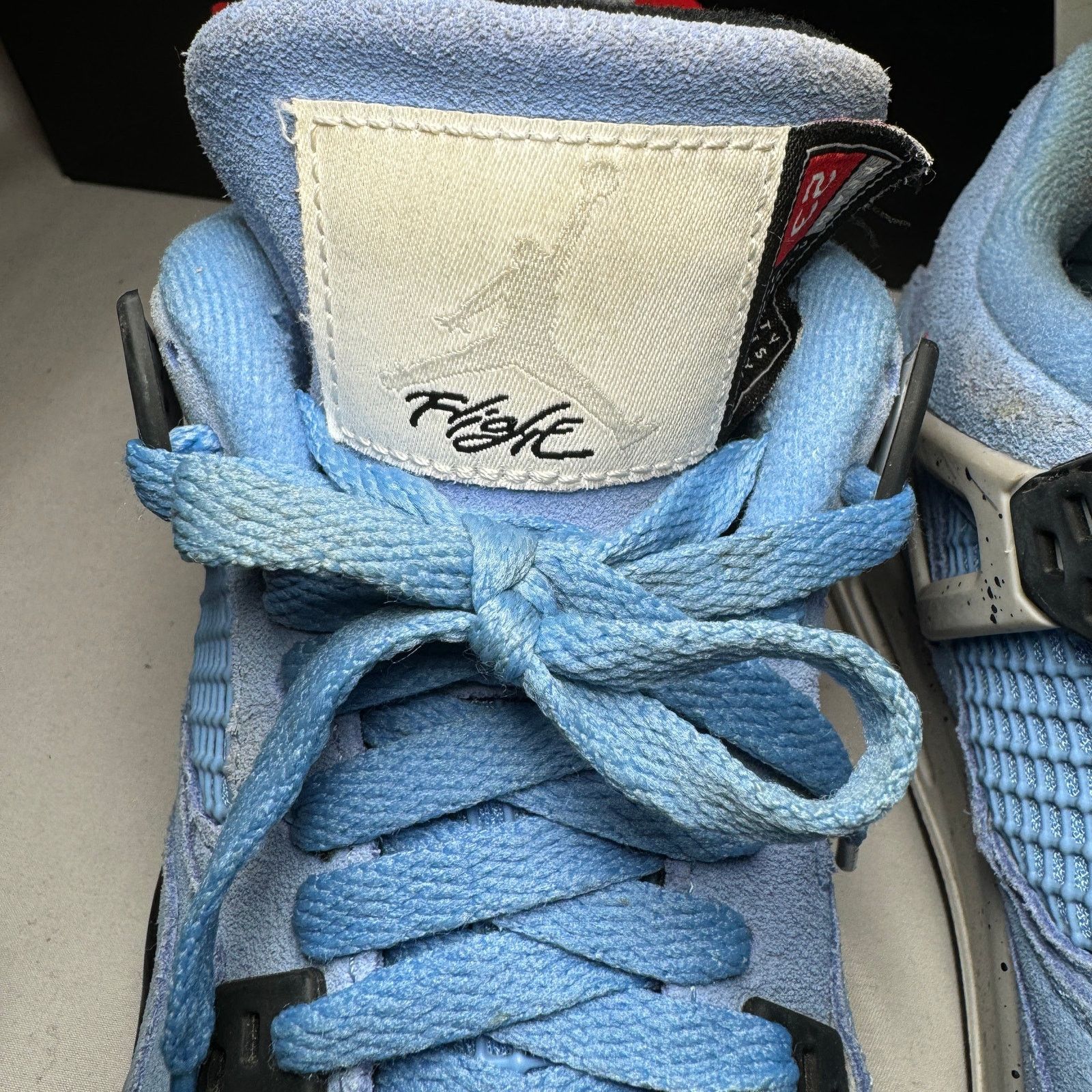 Jordan Brand × Nike Size 7 Nike Air Jordan 4 Retro GS University Blue Men Shoes Size US 7 / EU 40 - 5 Thumbnail