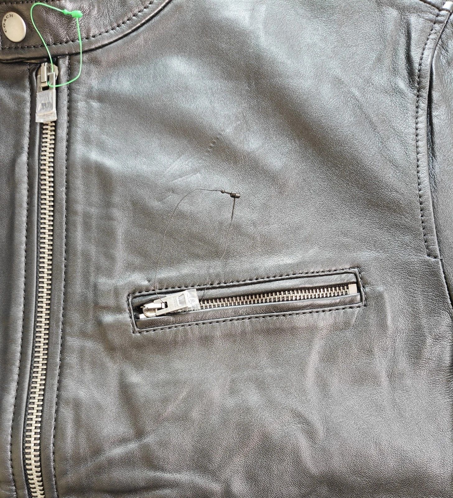 Coach Coach Leather Racer Jacket FTP 5054 Size US XL / EU 56 / 4 - 2 Thumbnail