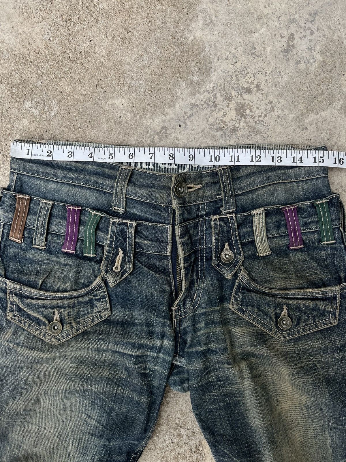 Japanese Brand Rare Antfui Jeans Double Waist Denim Size US 30 / EU 46 - 13 Thumbnail