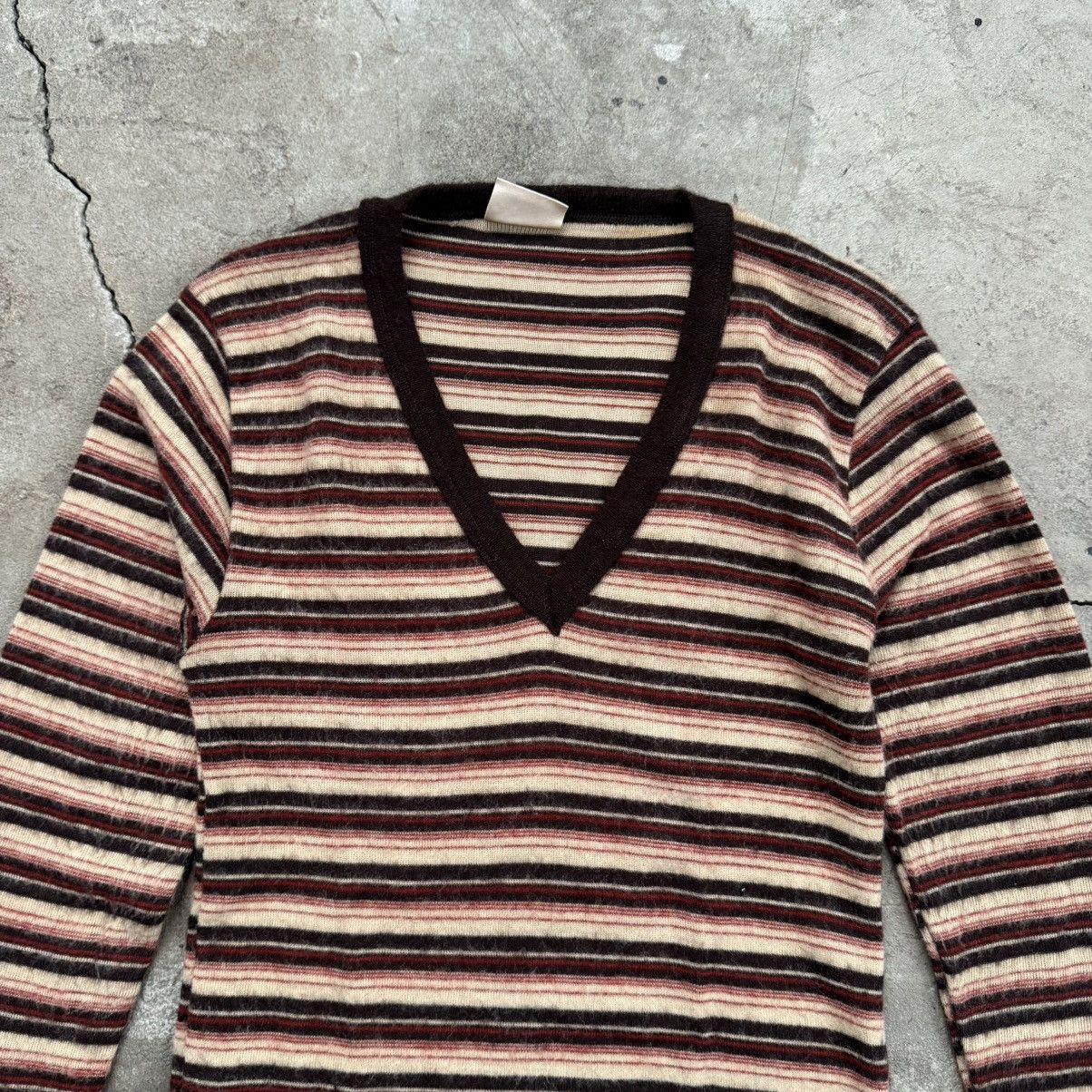 Haider Ackermann Vintage Haider Ackermann V neck Jampers Size S / US 4 / IT 40 - 3 Thumbnail