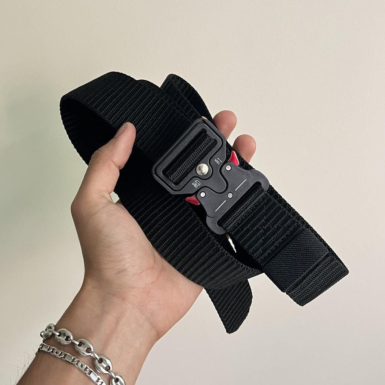 Other y2k black tactical military unique buckle design belt Size ONE SIZE - 1 Thumbnail