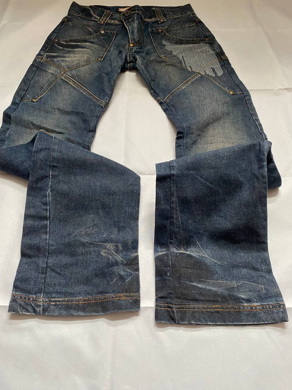 Bray Steve Alan × Designer Bray Steve Alan Distressed Jeans Straight Fit Size US 31 - 9 Thumbnail