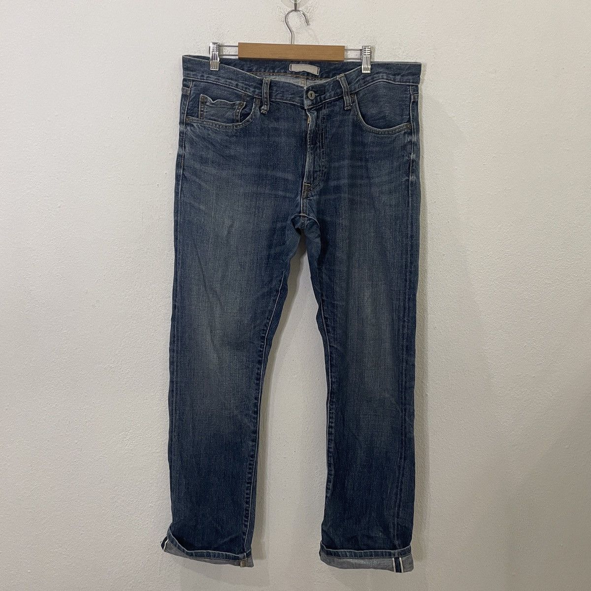 Japanese Brand Vintage Uniqlo Redline Seldvege Denim Jeans Size US 36 / EU 52 - 1 Thumbnail