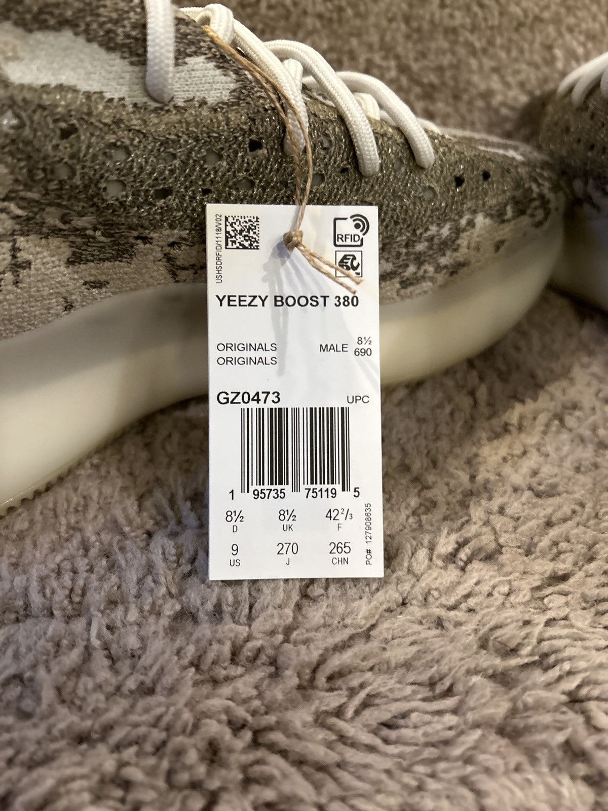 Adidas × Yeezy Pyrite Size US 9 / EU 42 - 13 Thumbnail