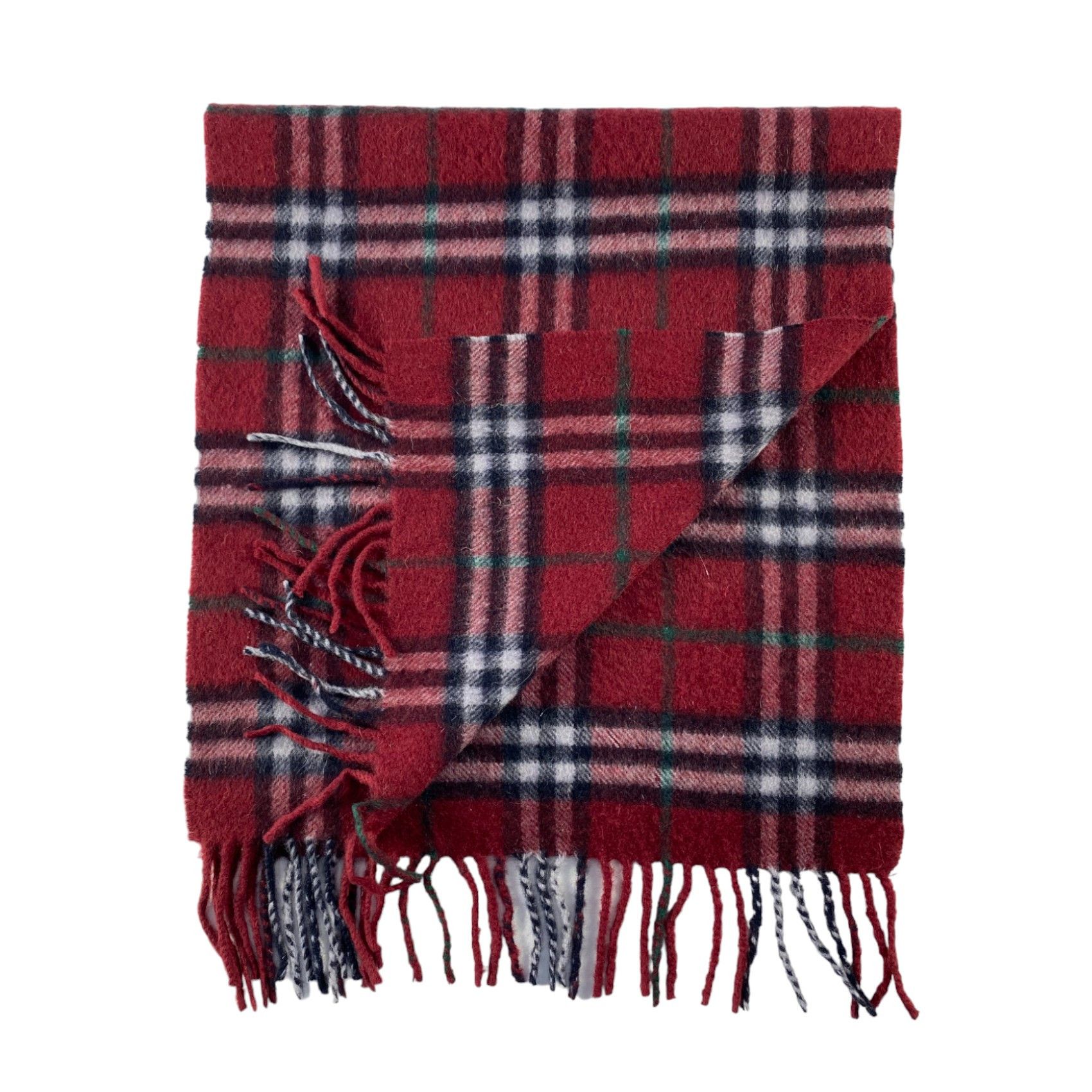 Burberry × Vintage Burberry Scarf / Muffler / Neckwear - WW1574 Size ONE SIZE - 7 Thumbnail