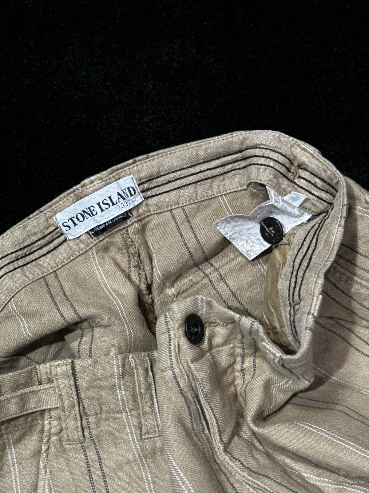 Stone Island Stone Island Vintage Pinstriped Pants Size US 30 / EU 46 - 4 Thumbnail