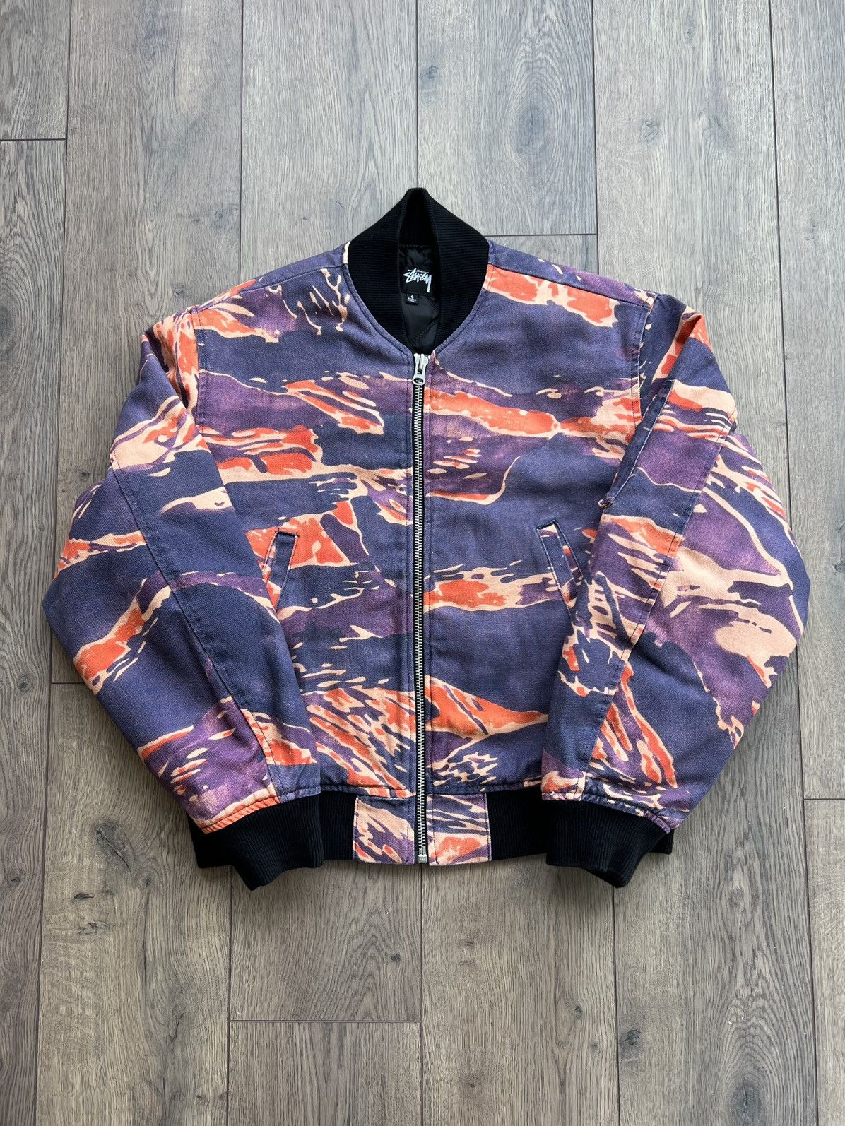 Stussy Stussy x Lucien Smith Tigris Bomber Jacket Small Size US S / EU 44-46 / 1 - 1 Thumbnail
