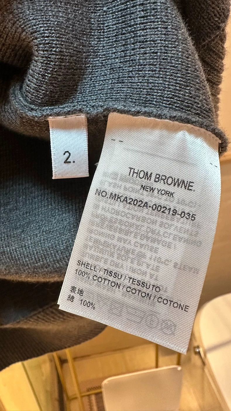 Thom Browne Thom Browne Long sleeve knit sweater Size US M / EU 48-50 / 2 - 6 Thumbnail