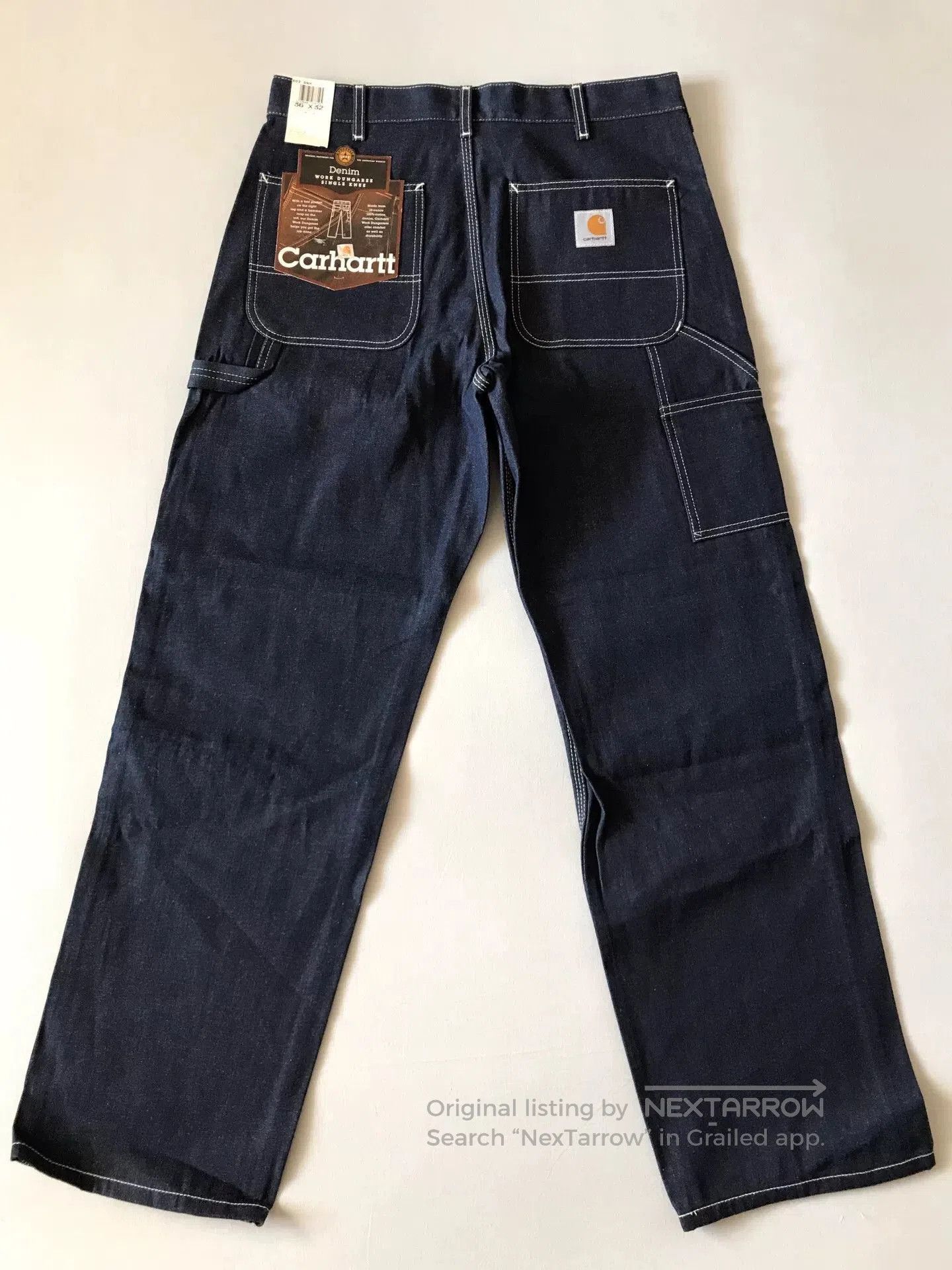 Carhartt Carhartt B03 W36L32 Denim Work Pants. Size US 36 / EU 52 - 3 Thumbnail