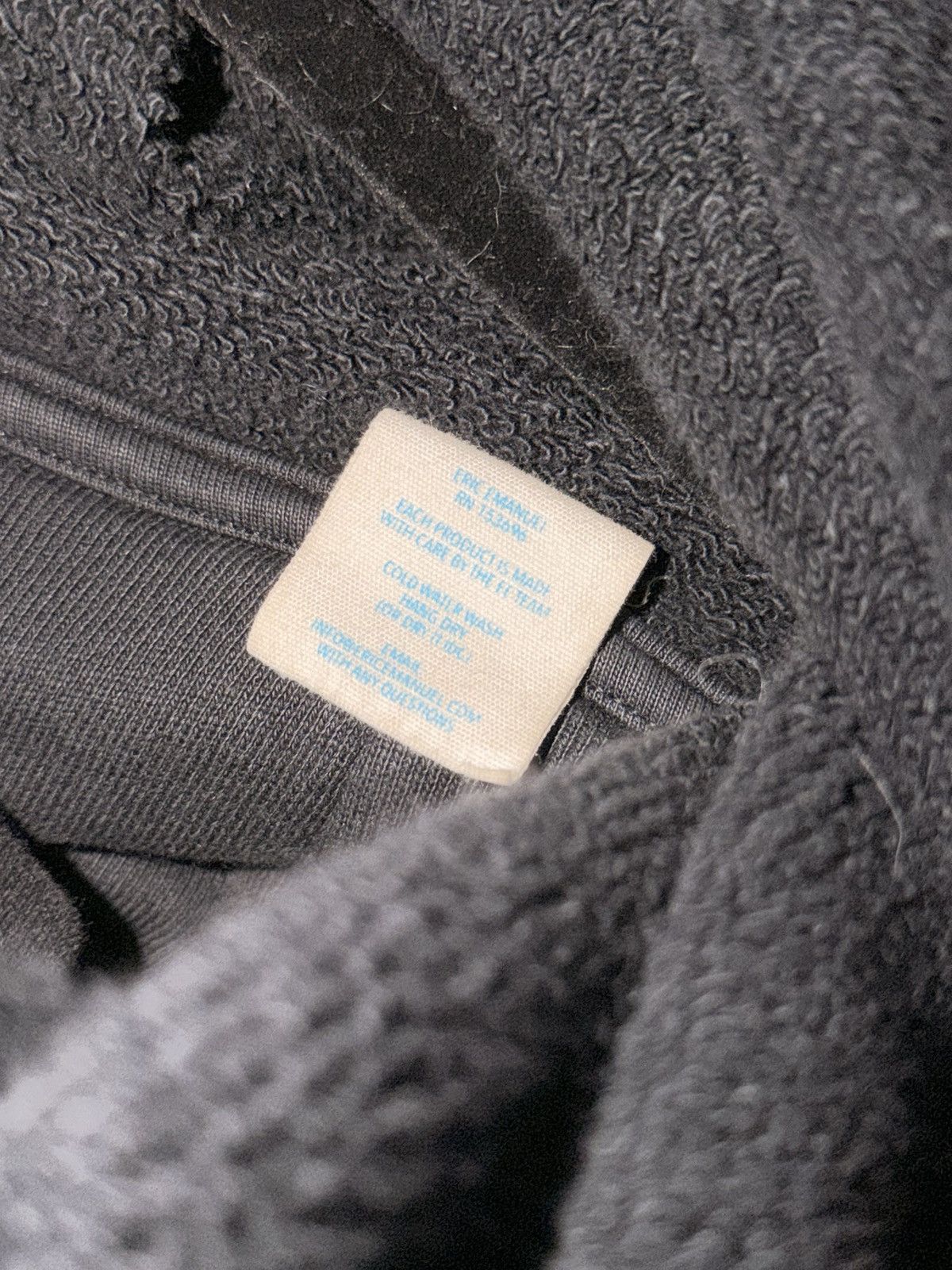 Eric Emanuel Eric Emanuel Black Hoodie Size US XL / EU 56 / 4 - 4 Thumbnail