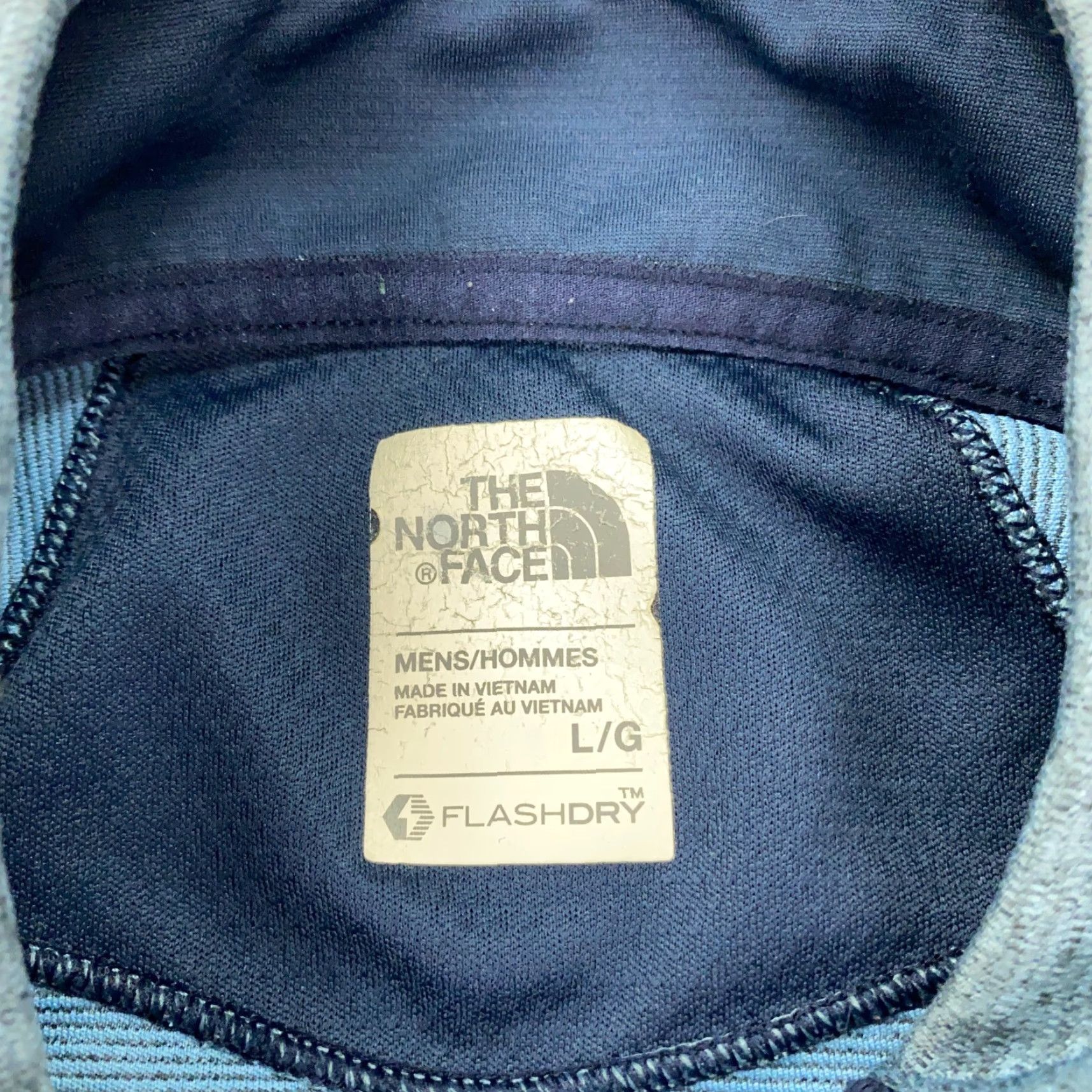 The North Face The North Face Shirt Mens Large Blue 1/4 Zip Pullover Flash Dry Mock Neck Activewear Regular Fit Long Sleeve Size US L / EU 52-54 / 3 - 5 Thumbnail