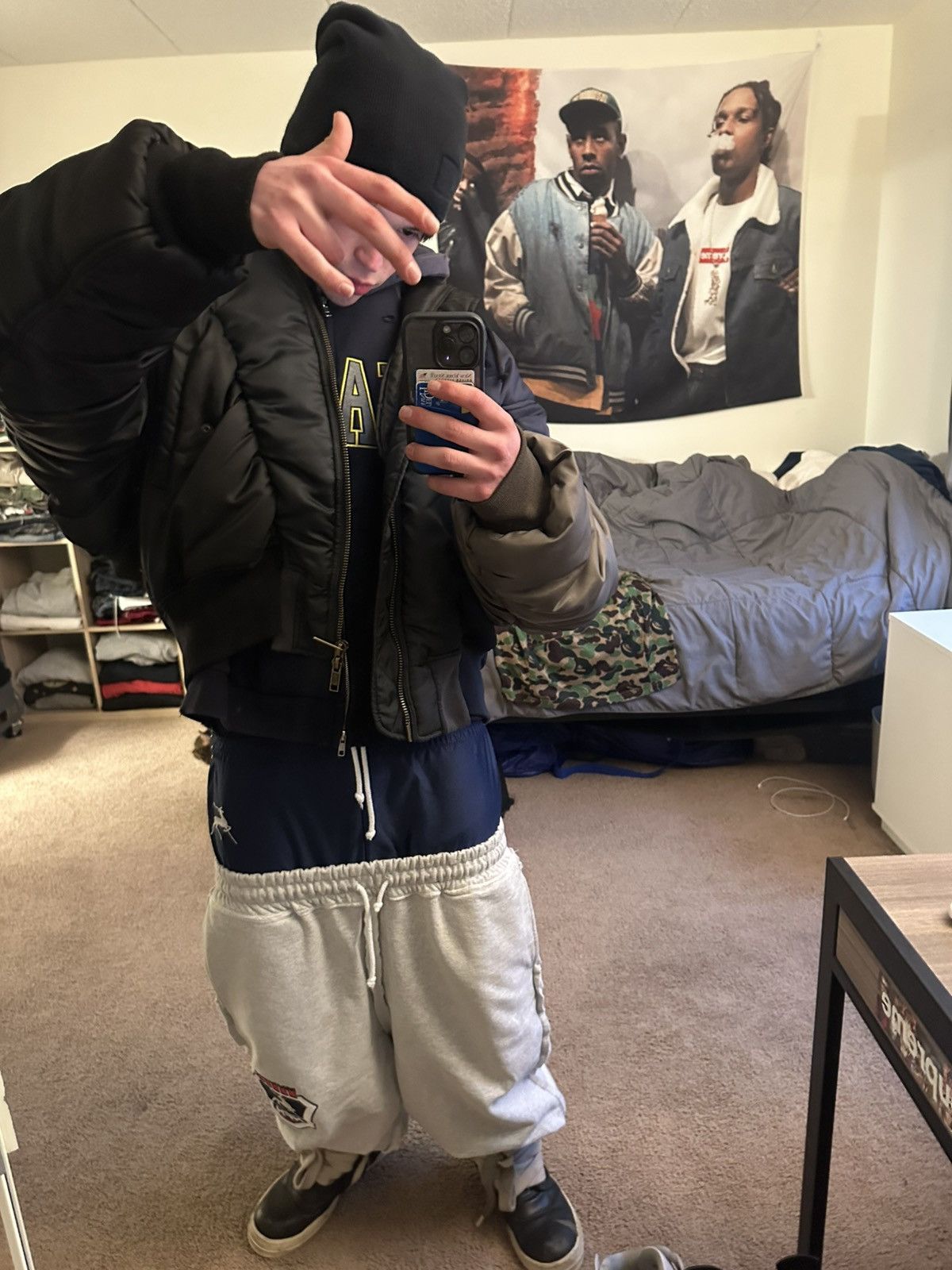 Project G/R Unbalanced Jacket グレー グリーン 2 PROJECT G/R Project G/R Unbalanced Jacket | Grailed