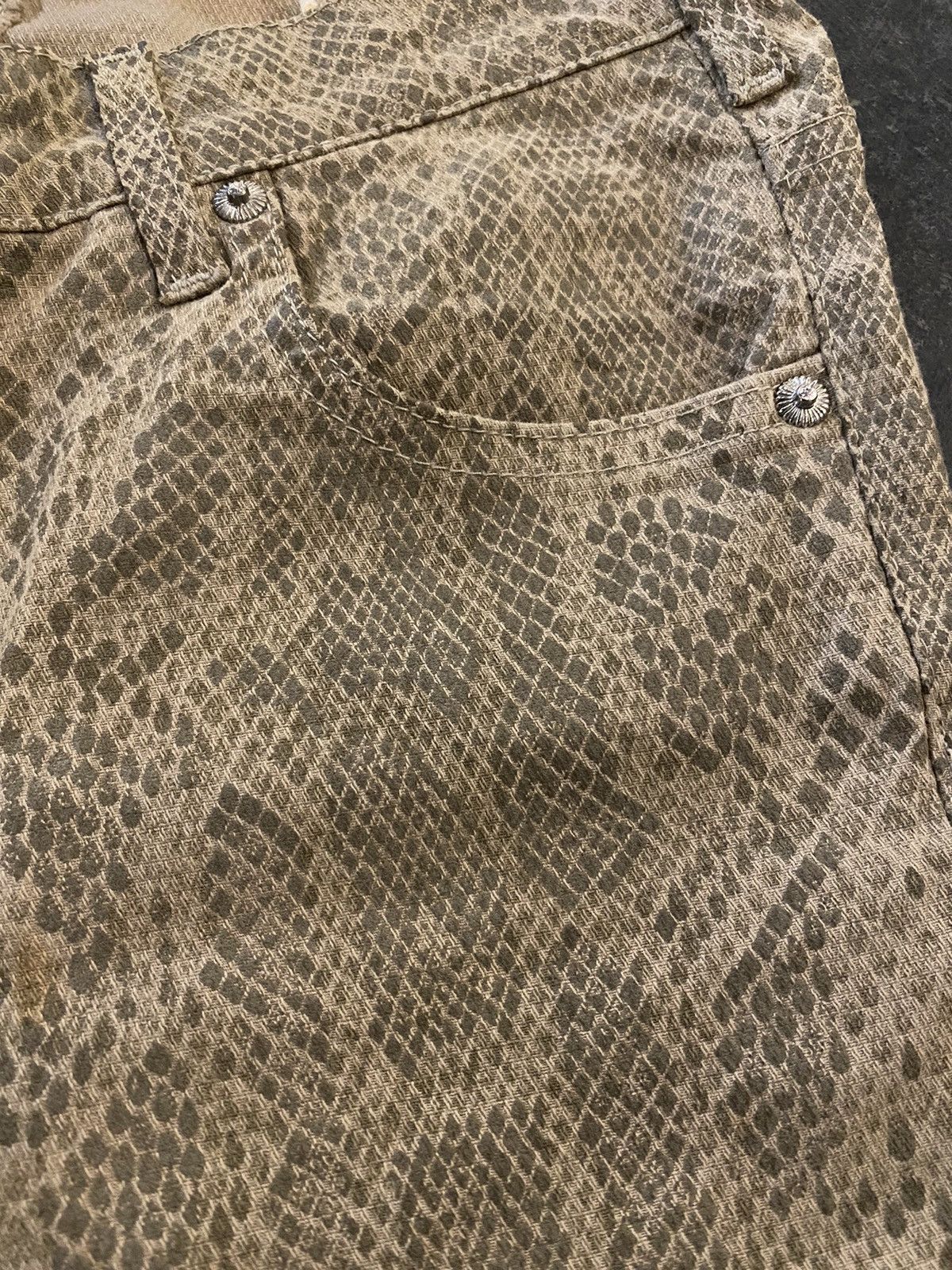 Hysteric Glamour × If Six Was Nine × Le Grande Bleu (L.G.B.) Cimarron snakeskin ifsixwasnine punk style Jeans Size US 27 - 6 Thumbnail
