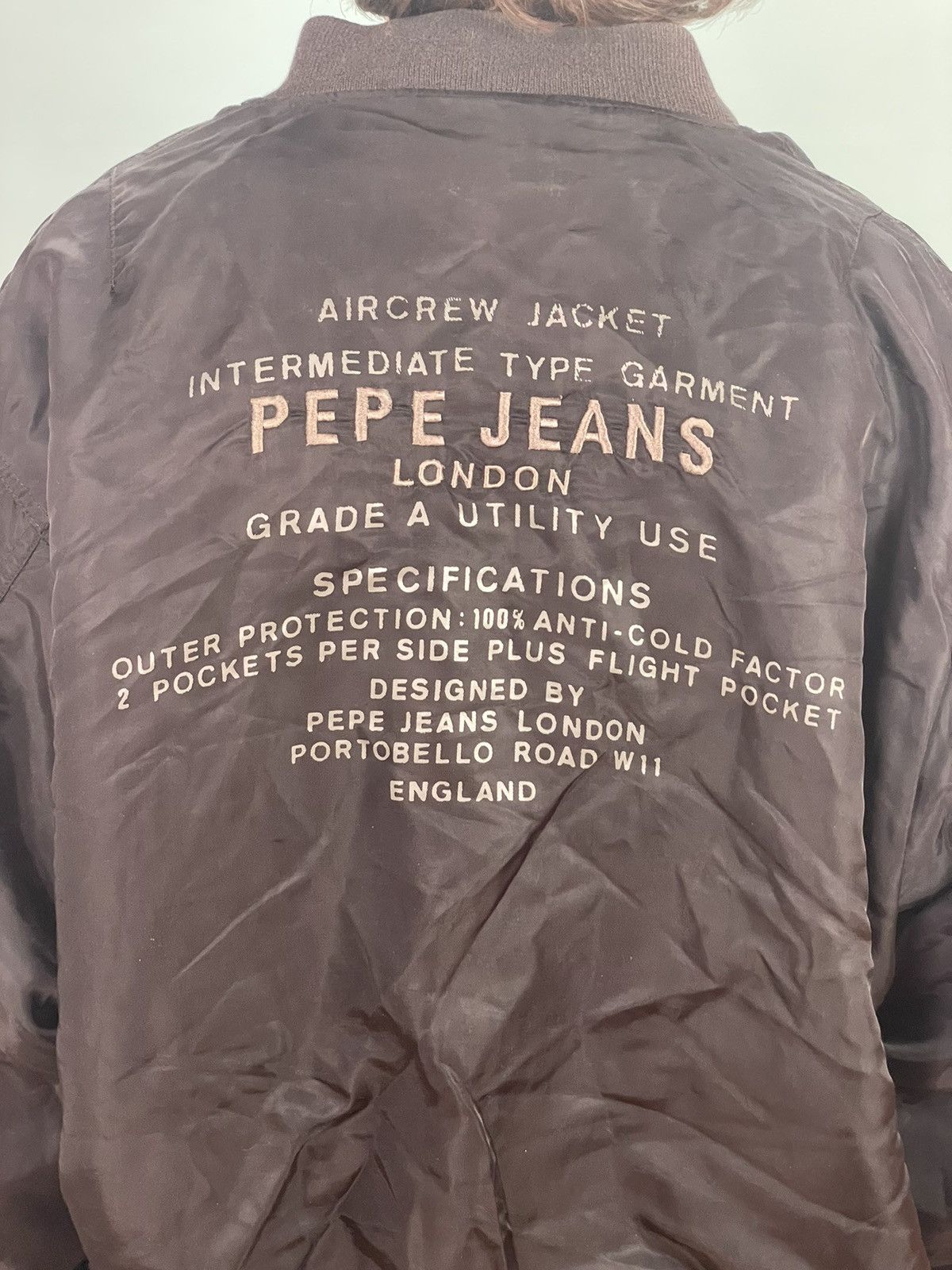 Vintage Flight jacket Vintage militairy Bomber Jacket Alpha Size US L / EU 52-54 / 3 - 7 Thumbnail