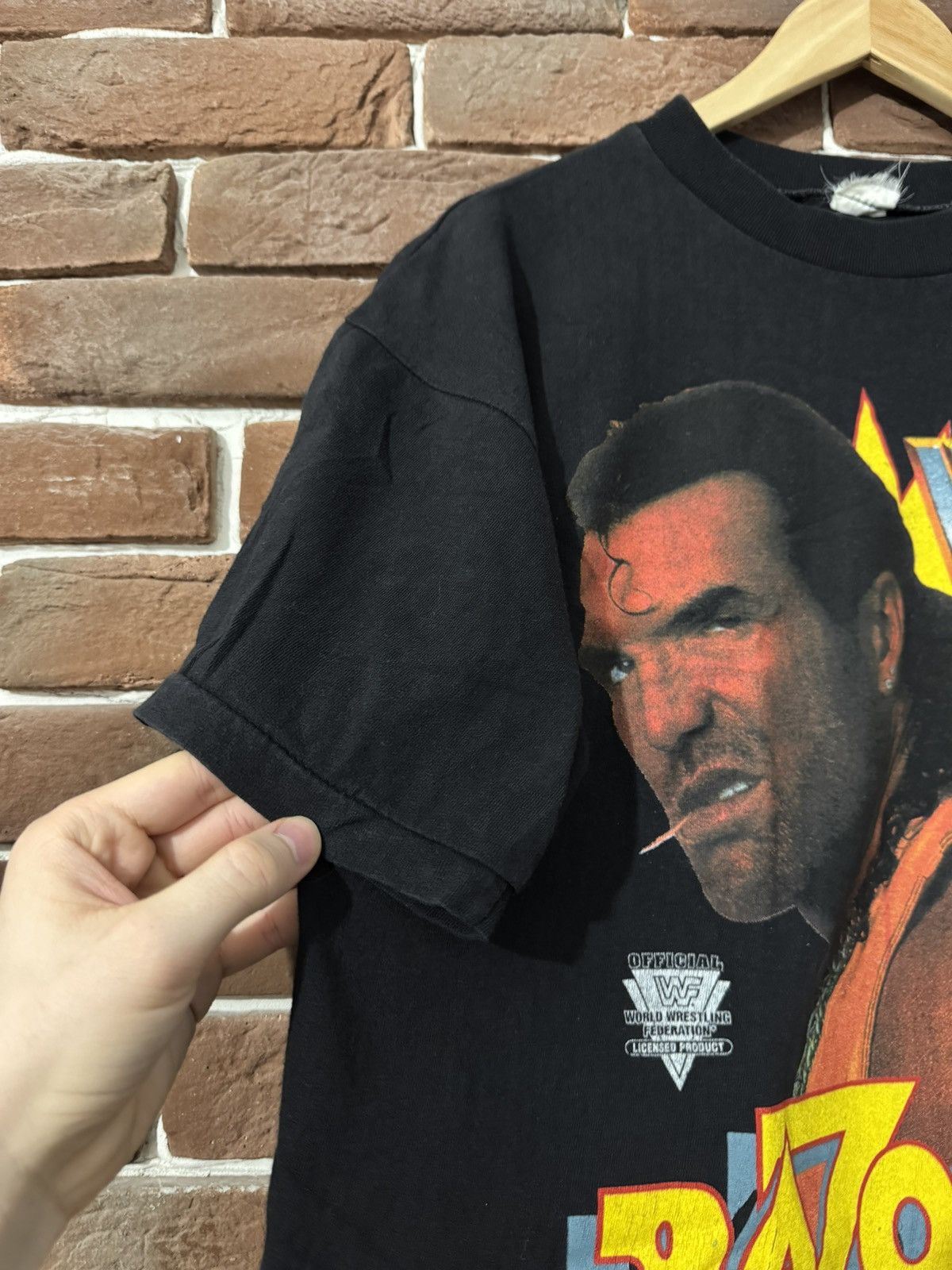 Vintage Vintage 90s WWF Razor Ramon RIP Wrestling Grail WWE Black M Size US M / EU 48-50 / 2 - 7 Thumbnail