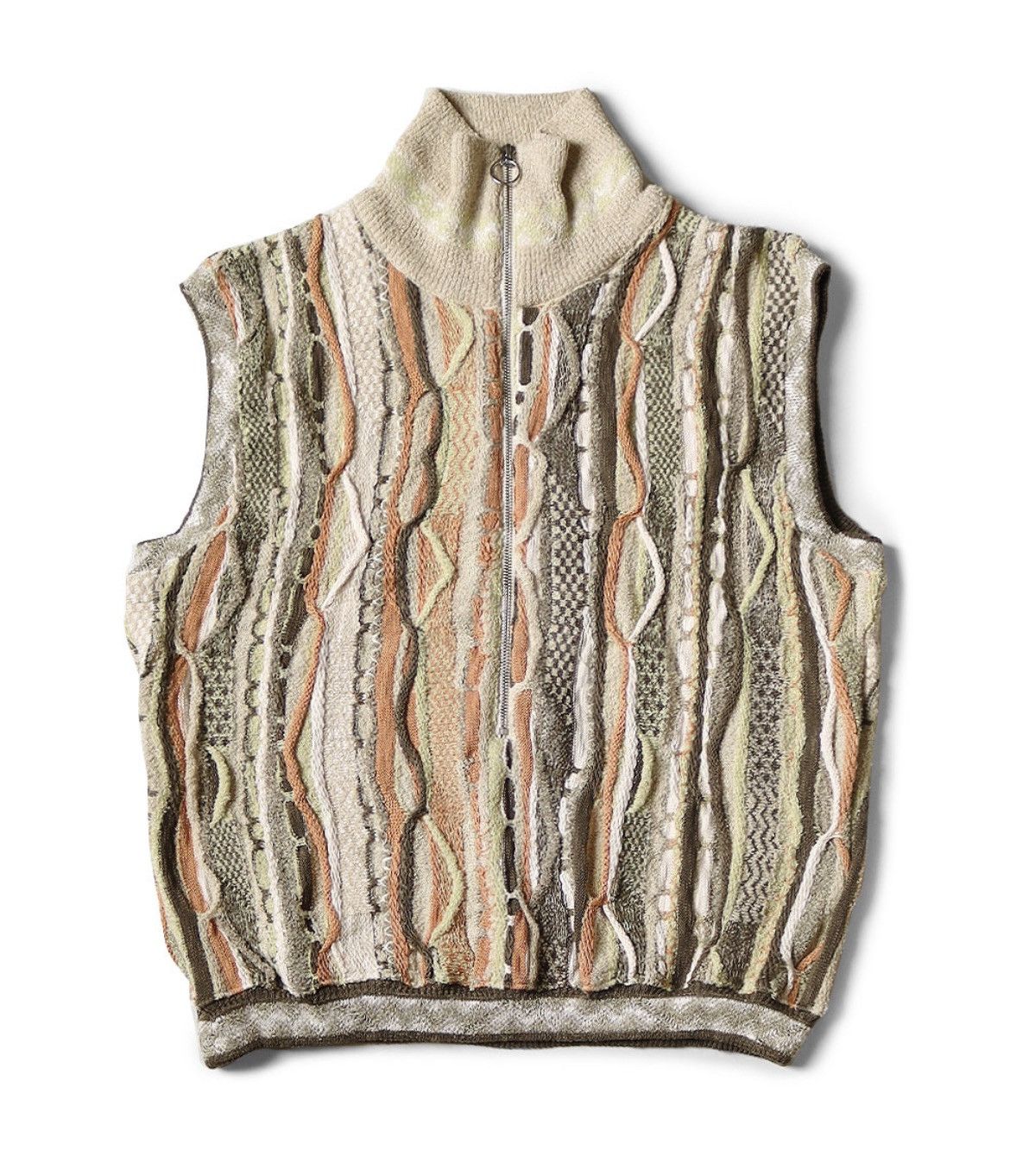 Kapital Kapital 7G Knit GAUDY Half Zip Vest size 3 Size US L / EU 52-54 / 3 - 2 Thumbnail