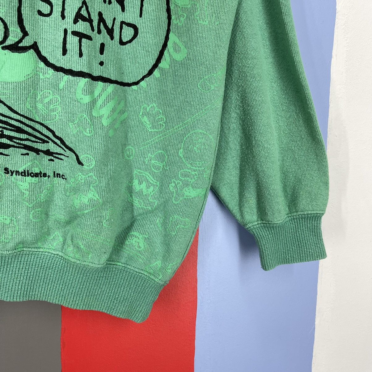 Peanuts Vintage CHARLIE BROWN Crew Neck Sweatshirt #1422/AX Size US M / EU 48-50 / 2 - 5 Thumbnail