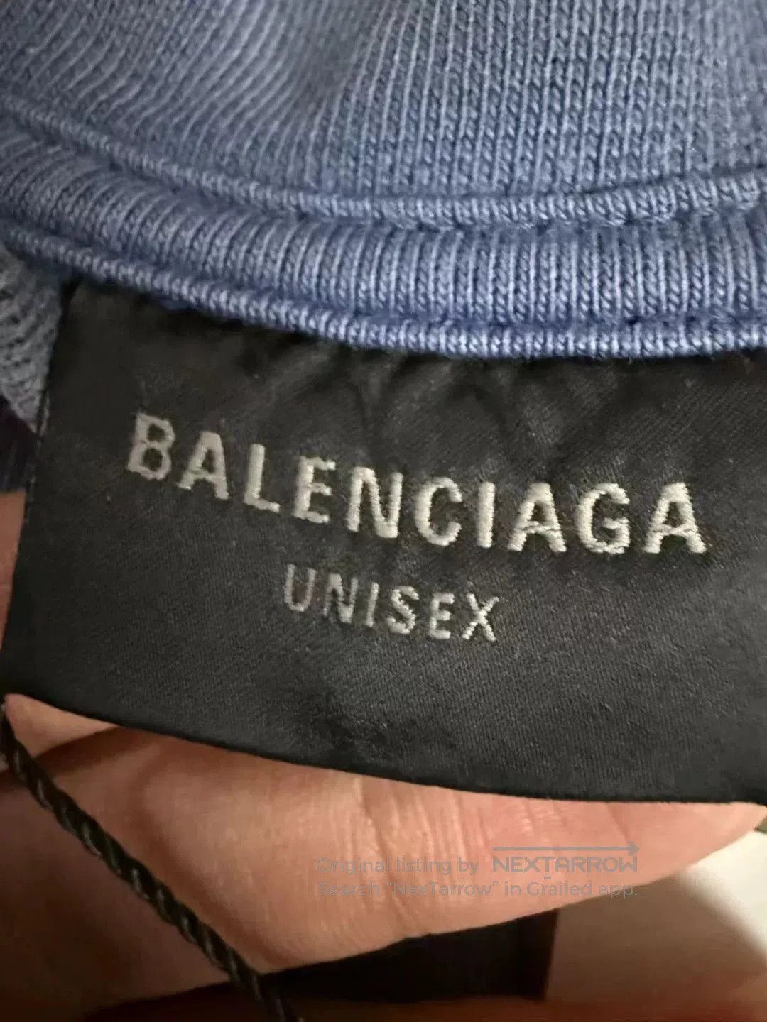 Balenciaga Balenciaga Distressed Embroidered Logo Tee. Size US XS / EU 42 / 0 - 3 Thumbnail