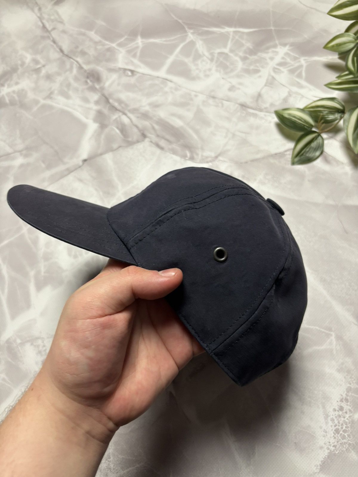 Lacoste Lacoste Vintage Cap Navy Adjustable YKK Strap Size 0 Small Size ONE SIZE - 7 Thumbnail