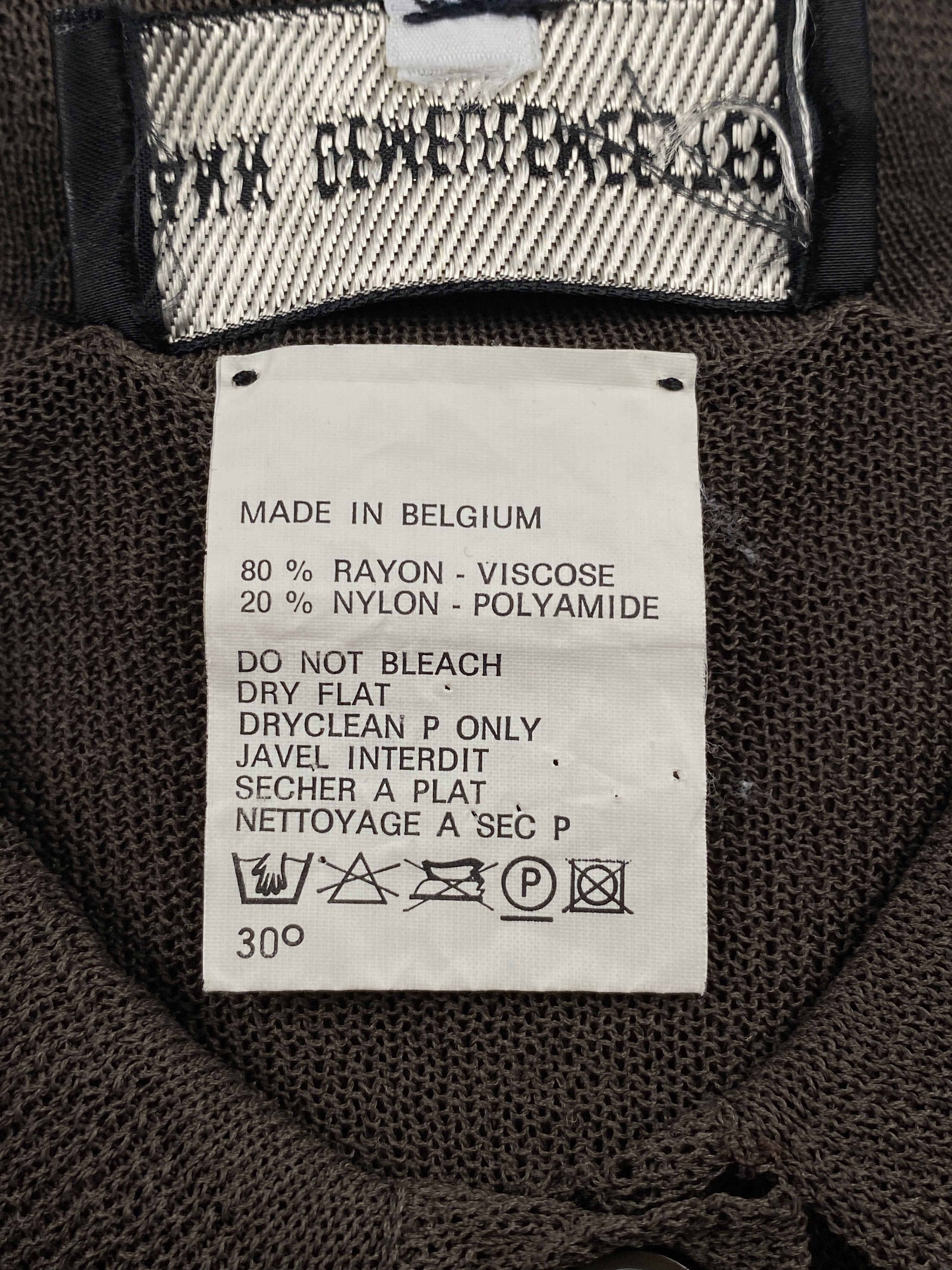 Ann Demeulemeester Collared Knit Sweater Dress Size XS / US 0-2 / IT 36-38 - 13 Thumbnail