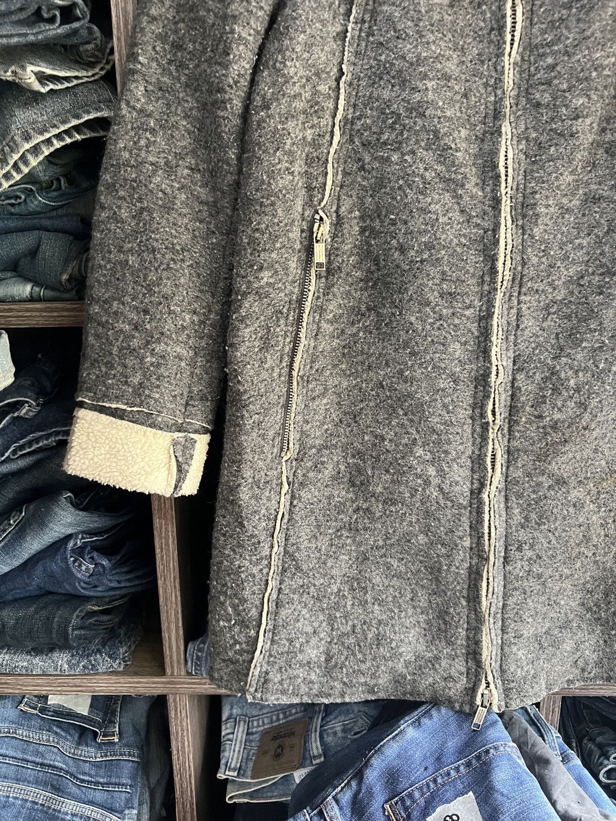 Diesel 🔥Vintage Diesel Deep Pile Sherpa Zipper Jacket Size S / US 4 / IT 40 - 7 Thumbnail