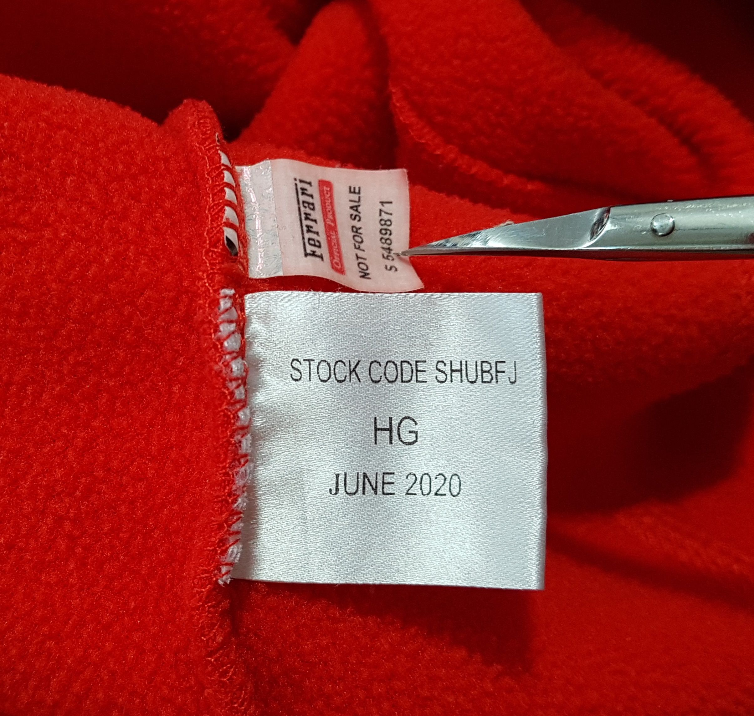 Ferrari Scuderia Ferrari F1 Team Full Zip Track Top Jacket sz L Size US L / EU 52-54 / 3 - 10 Thumbnail