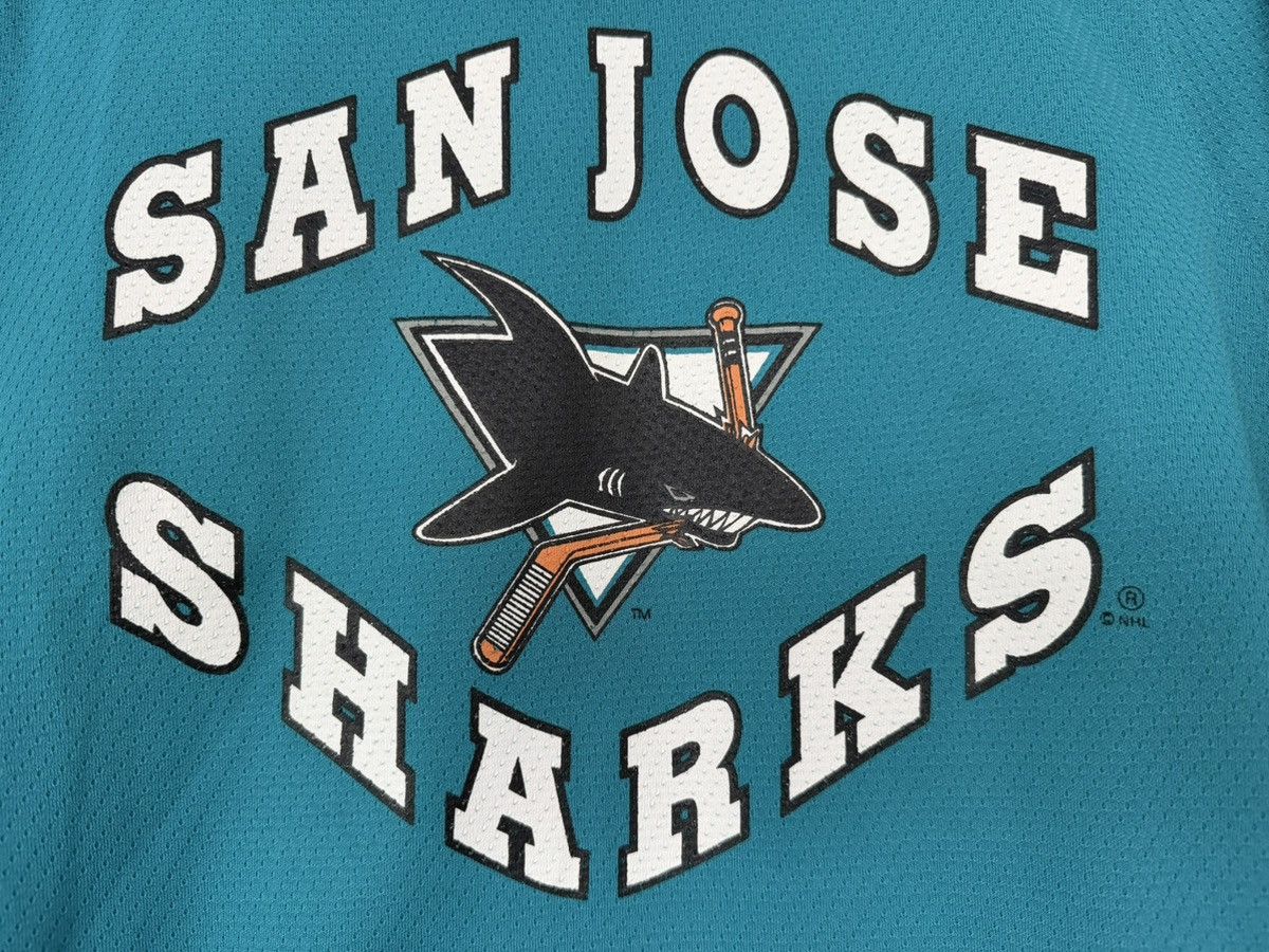 NHL SAN JOSE SHARKS WINNING GOAL JERSEY NOLAN NHL VINTAGE 90S Size US M / EU 48-50 / 2 - 6 Thumbnail