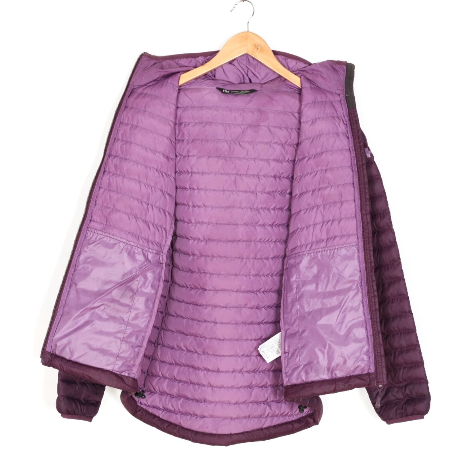 Helly Hansen VINTAGE HELLY HANSEN Sirdal Hooded Padded Jacket Women L Purple MJ6007 Size L / US 10 / IT 46 - 3 Thumbnail