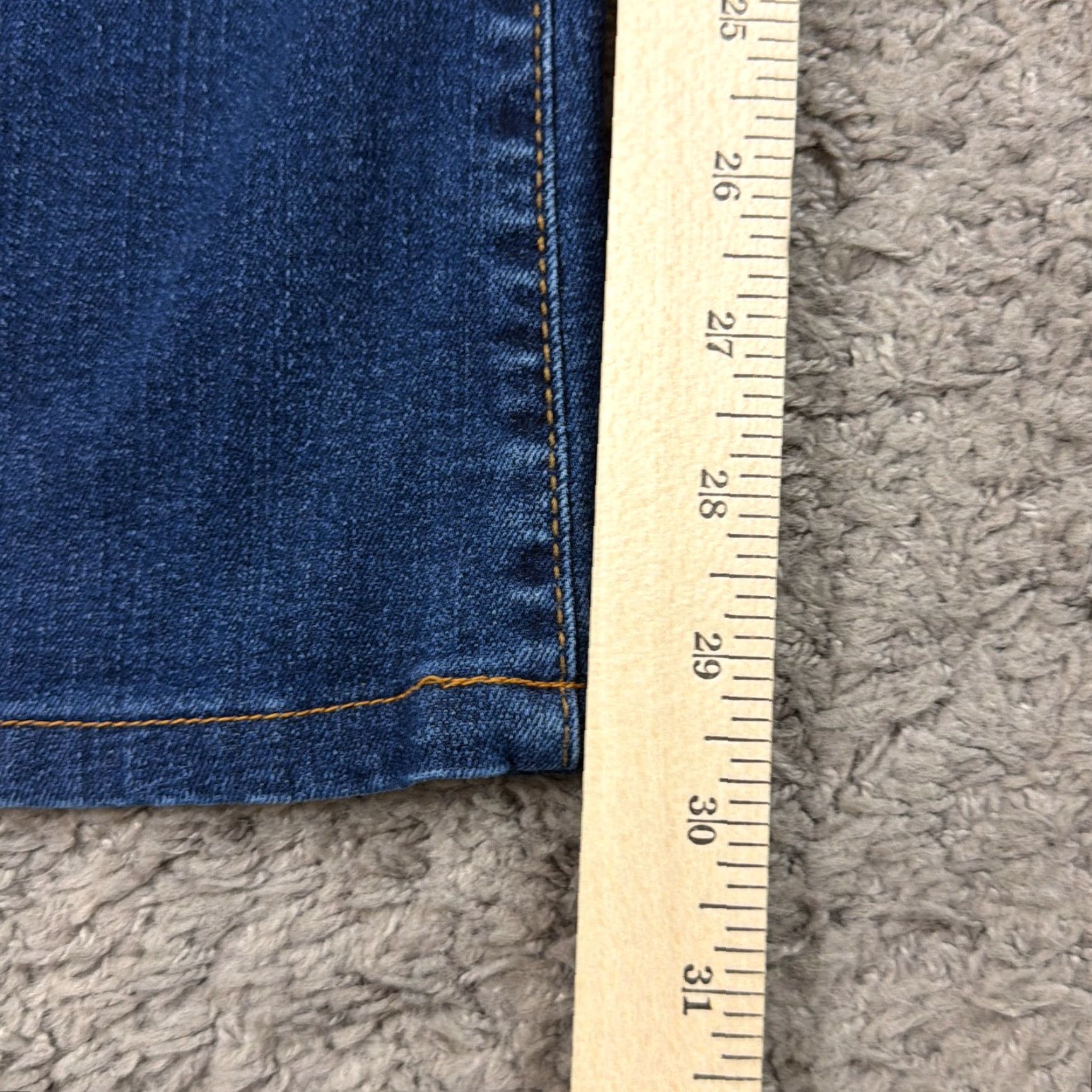 Vintage KUT Jeans Womens Bootcut High Rise Dark Wash Denim Stretch 4 Natalie AB 25x30 Size 27" / US 4 / IT 40 - 6 Thumbnail