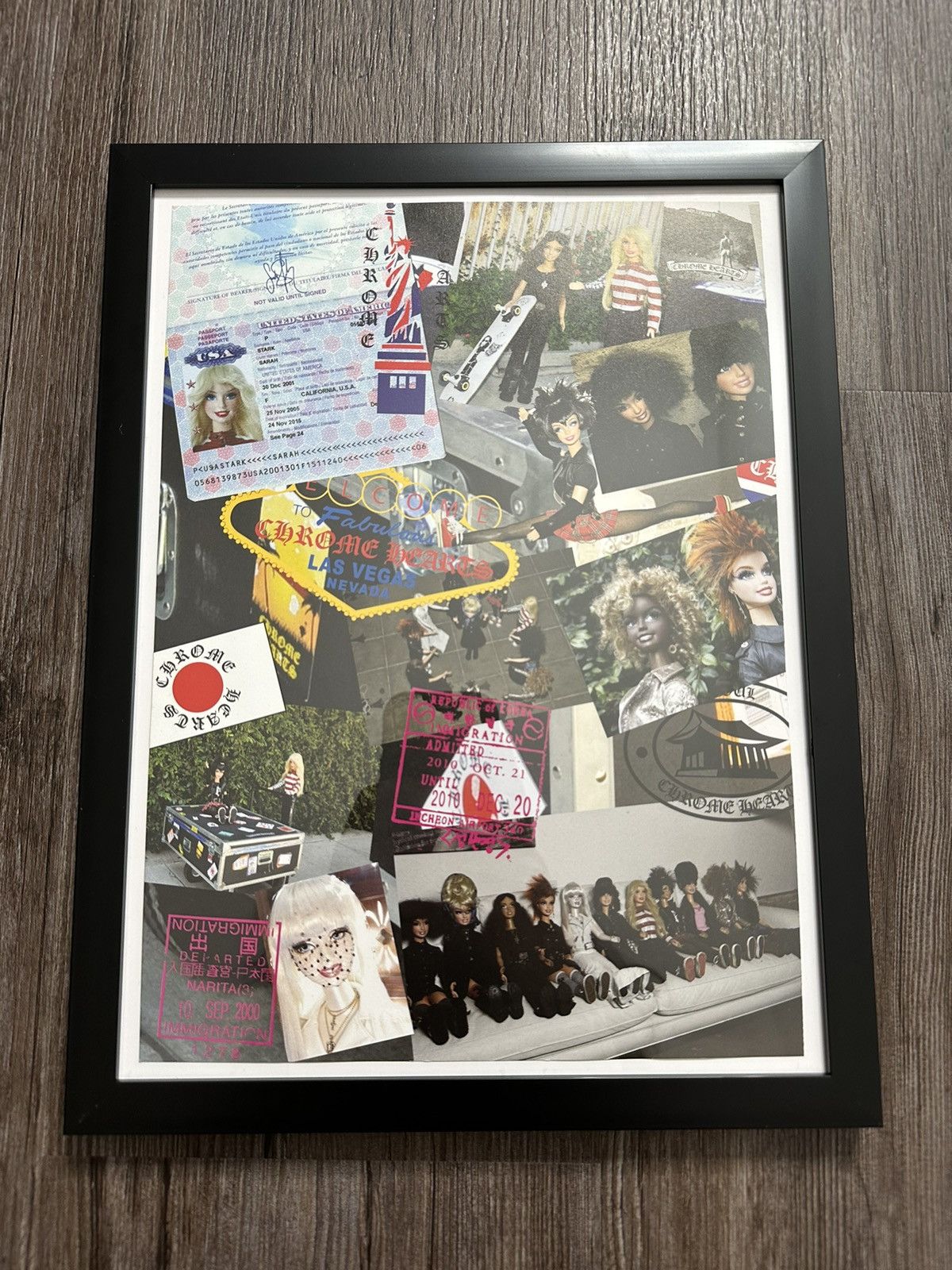 Chrome Hearts 🖤Chrome Hearts🖤 x Barbie 9x12 Framed Poster | Grailed