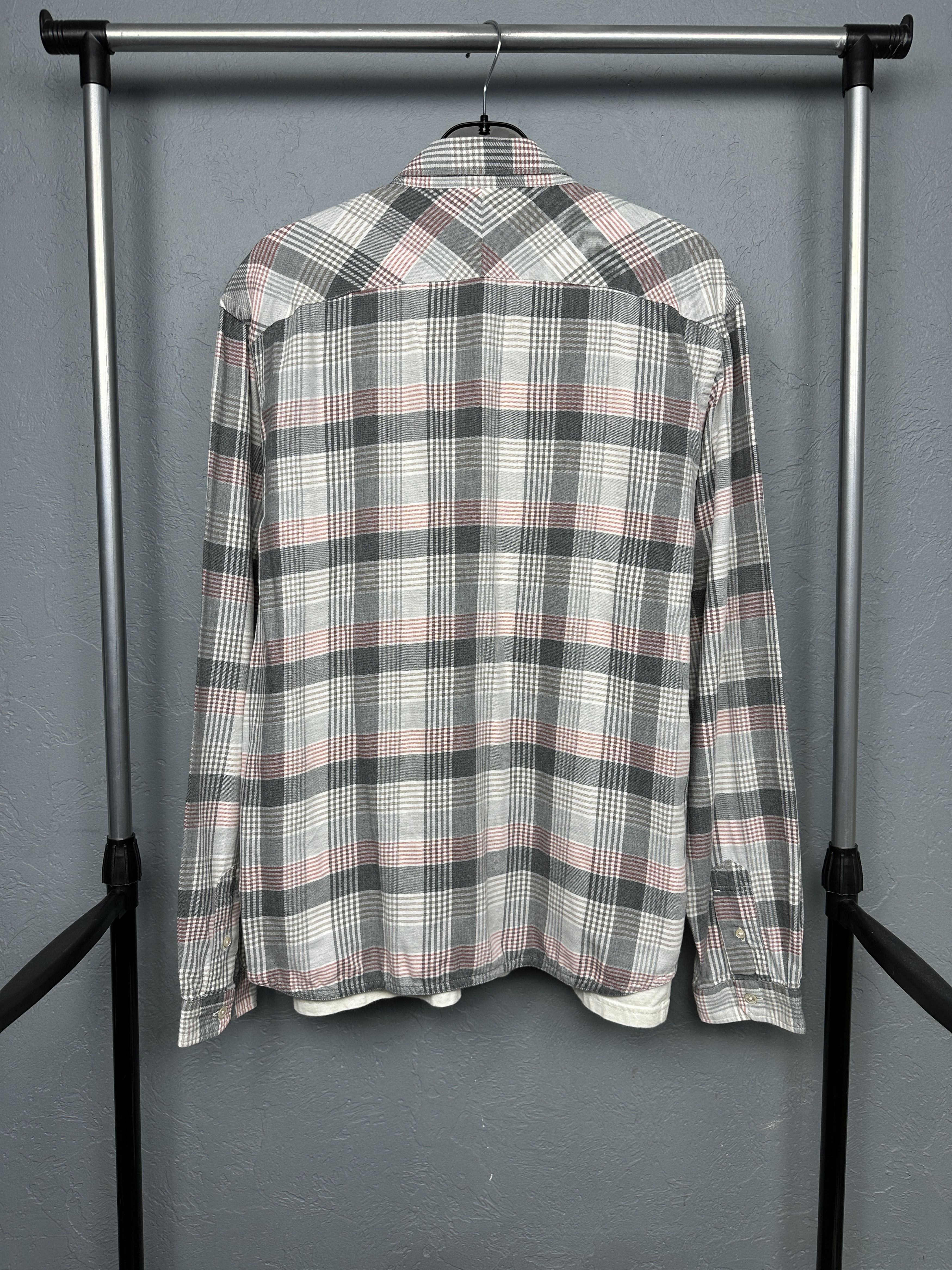 Paul Smith Paul Smith Mens Flannel Long Sleeve Plaid Shirt Size US XXL / EU 58 / 5 - 5 Thumbnail