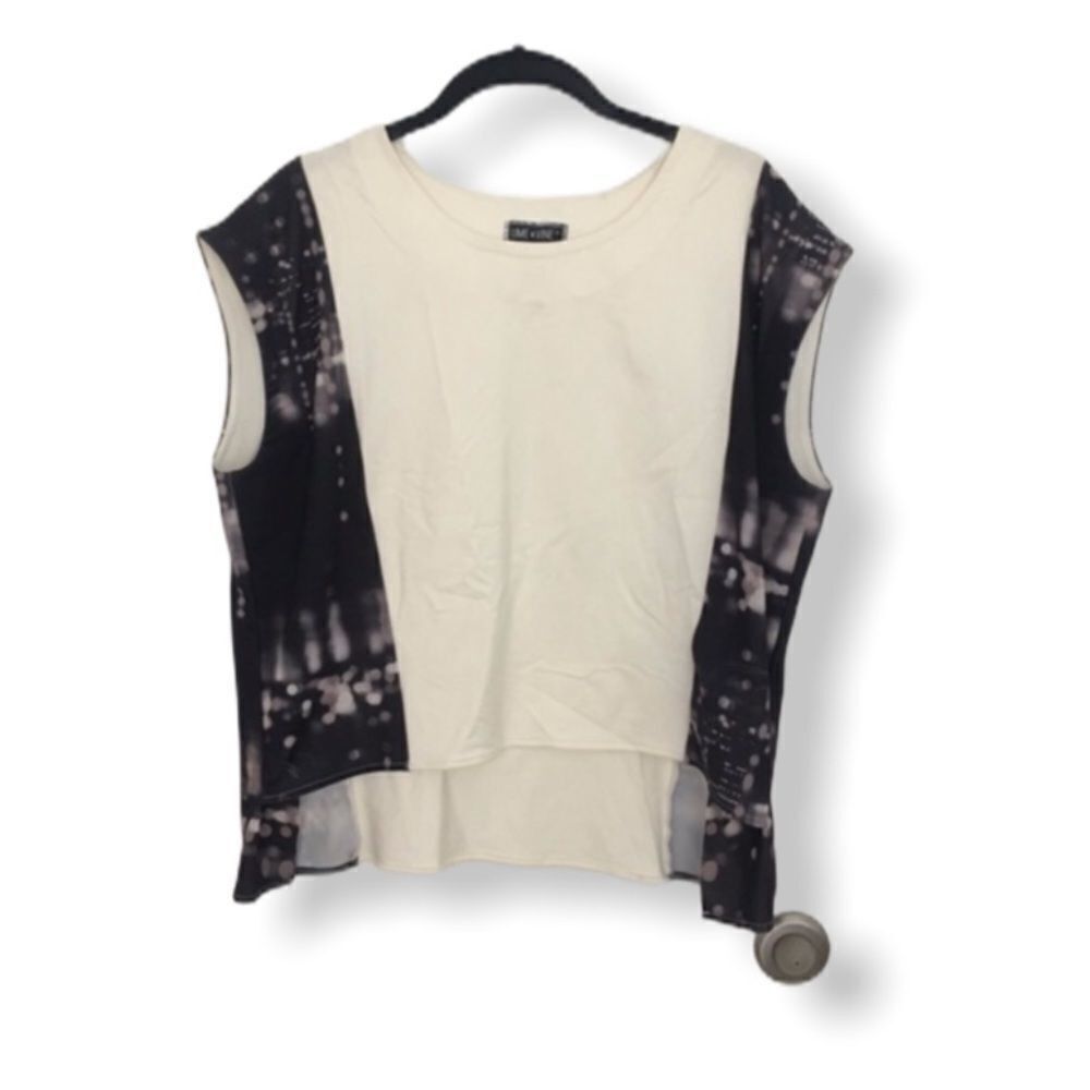 Other Lime & Vine Paneled Graphic Sleeveless Boxy Top High-Low Hem Size S / US 4 / IT 40 - 2 Thumbnail